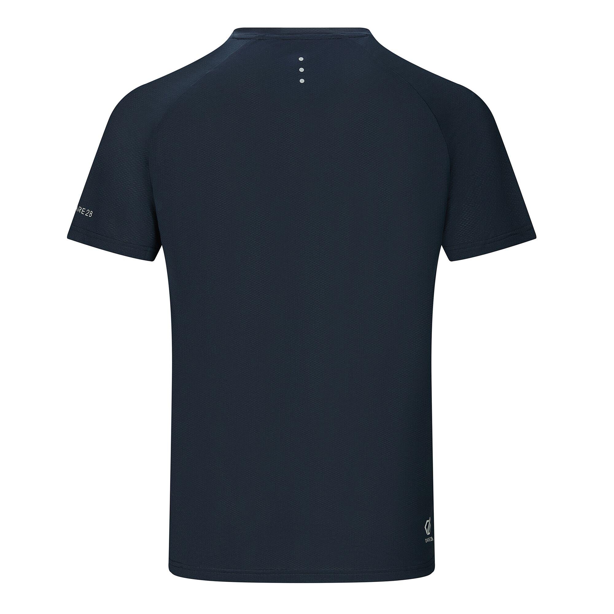 Camiseta Tech II Diseño Puntera de Ciclista para Hombre Marino 2/5