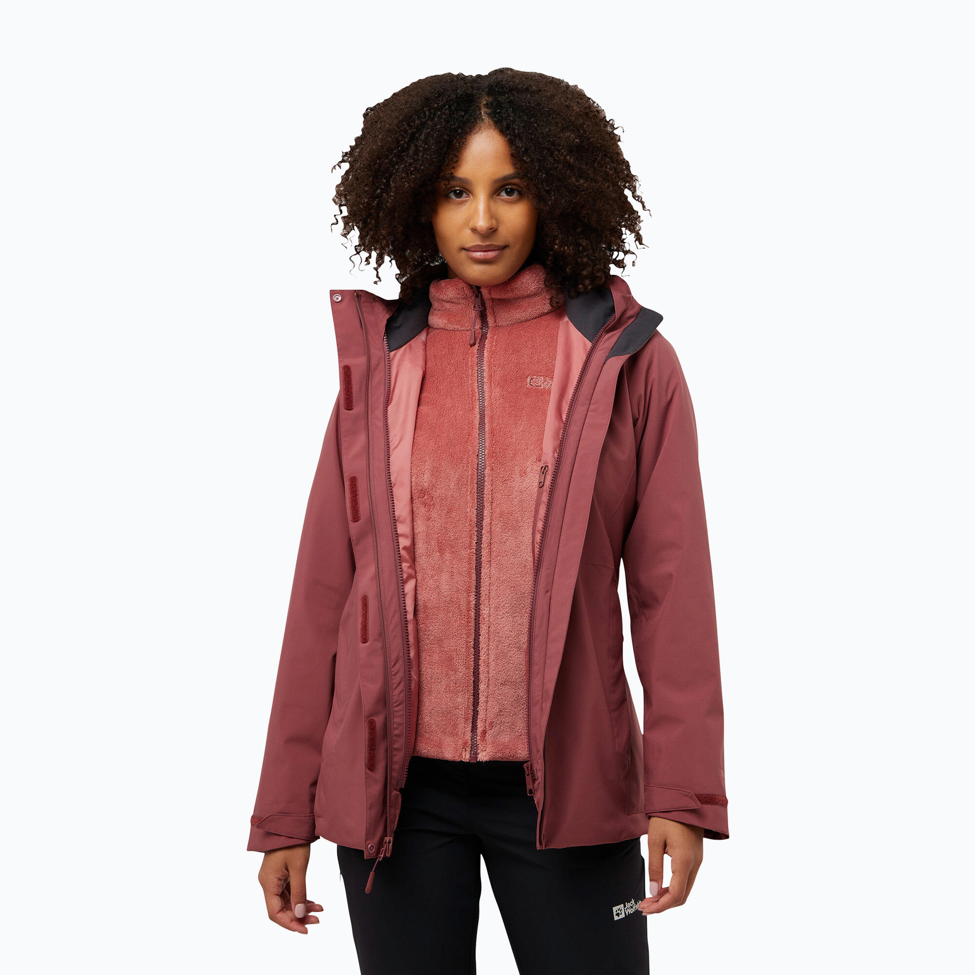 Casaco 3 em 1 feminino Jack Wolfskin Rotwand 3In1 2/7