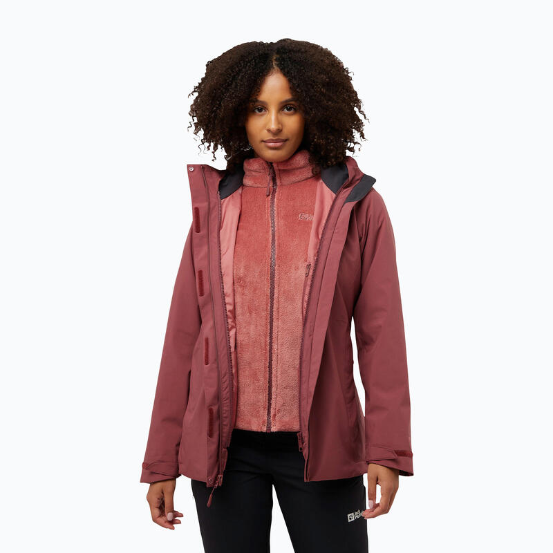 Geacă 3în1 damă Jack Wolfskin Rotwand 3In1