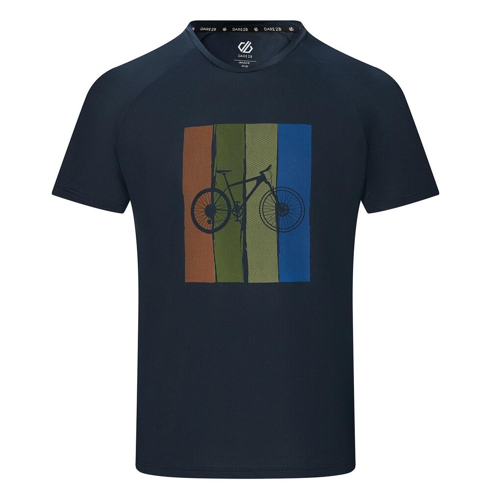 Mens Tech II Bicycle TShirt (Navy)