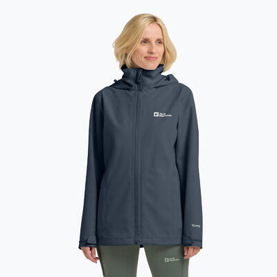 Dames regenjas jack wolfskin trailtime 2l
