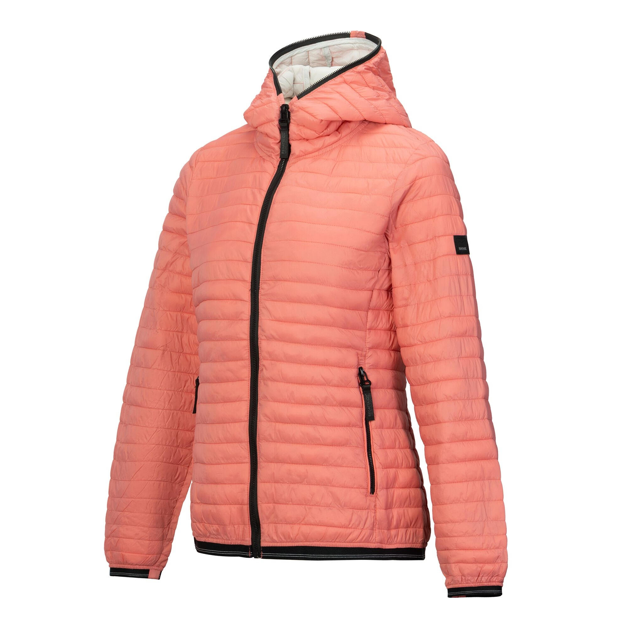 Casaco acolchoado Rigain para senhora/senhora (Rosa Pêssego) 3/5