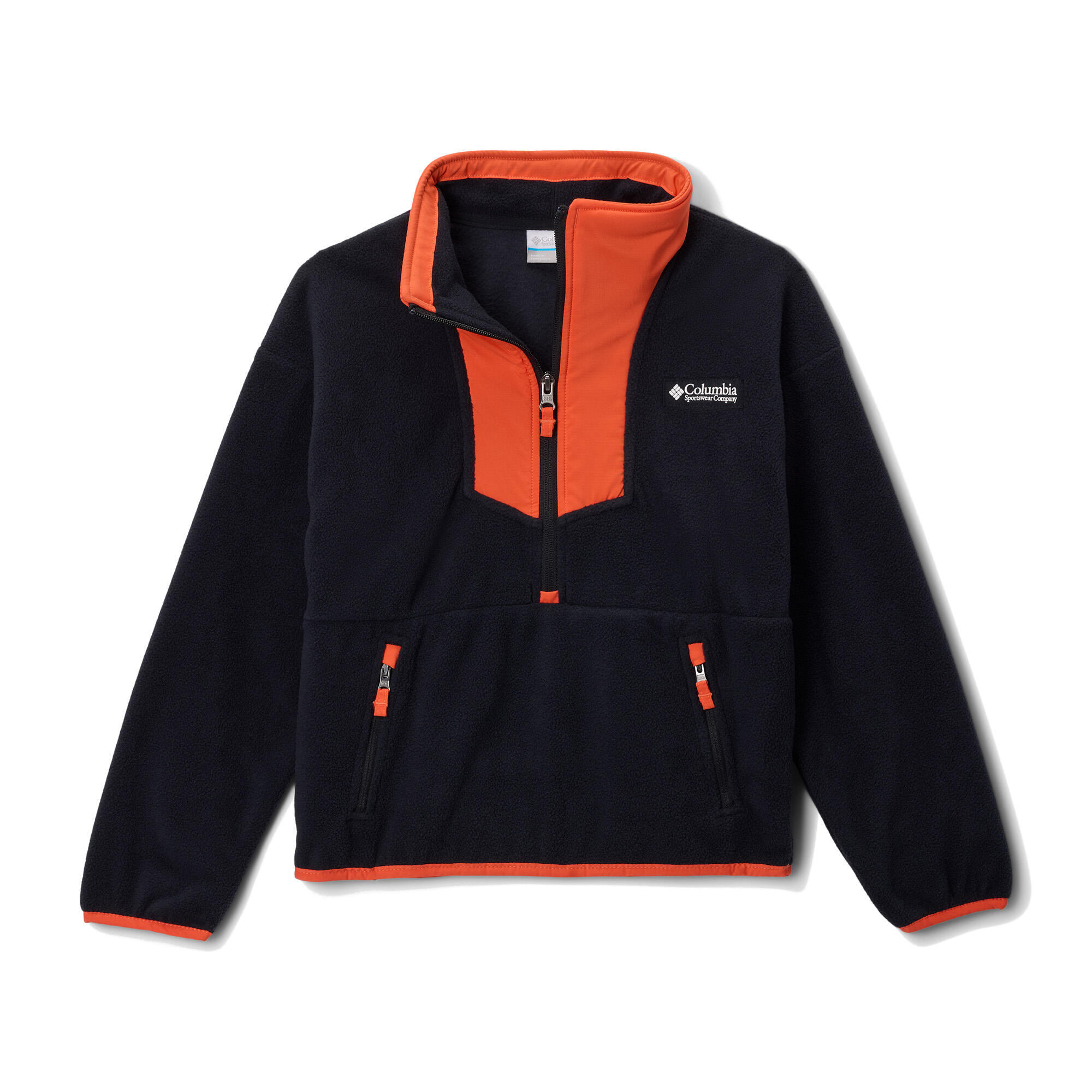 Felpa per bambini Columbia Sequoia Grove con mezza cerniera in pile 3/3