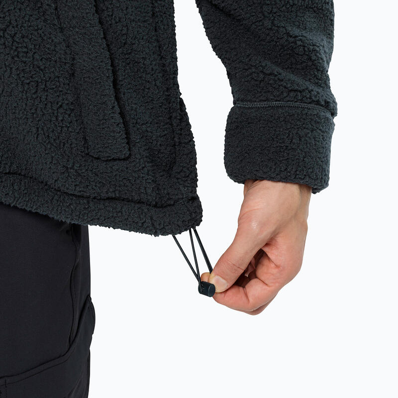 Hanorac polar pentru bărbați Jack Wolfskin Felslicht cu glugă