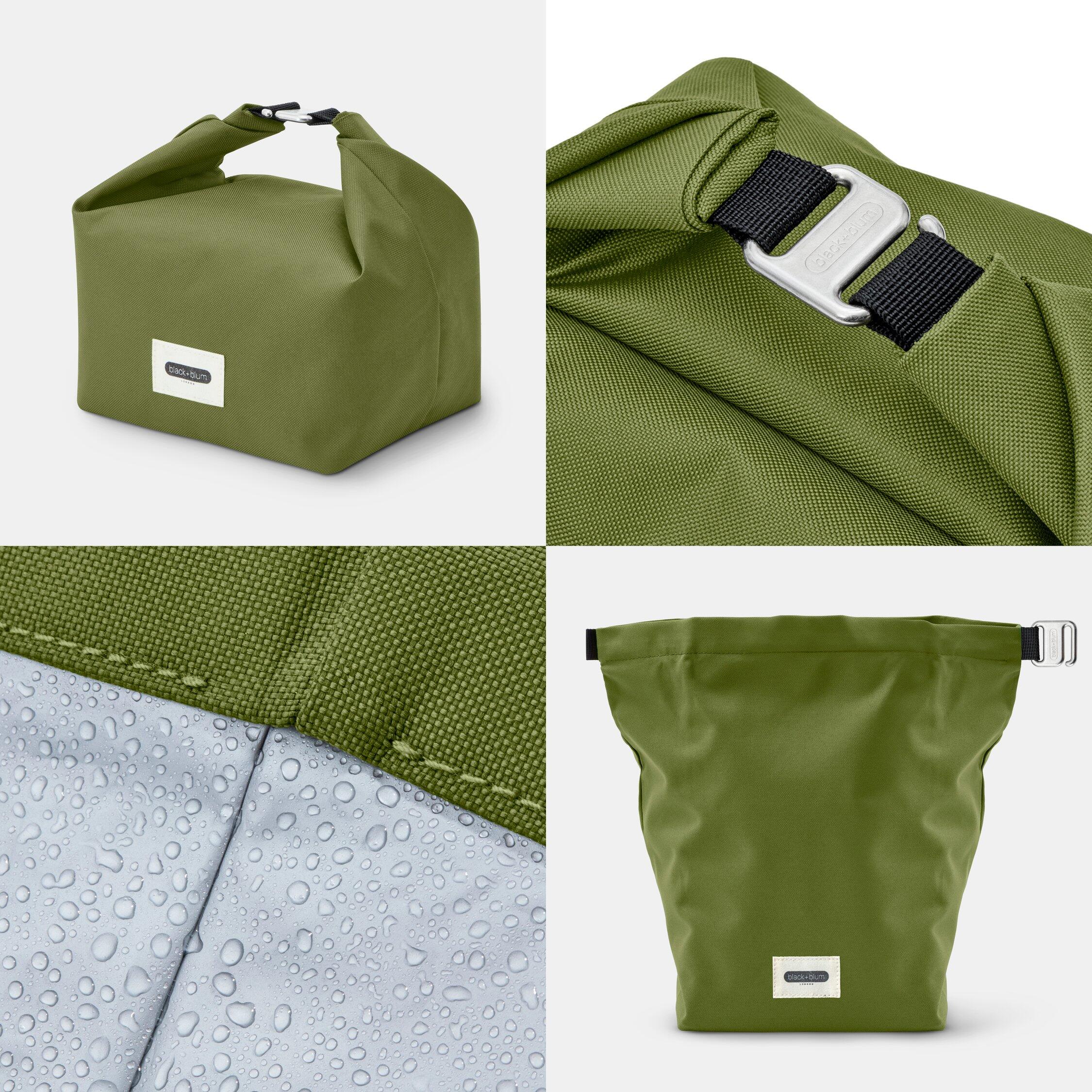LUNCH BAG ISOTHERME- OLIVE-6,7L-ÉTANCHE-ECO-RESPONSIBLE 2/7