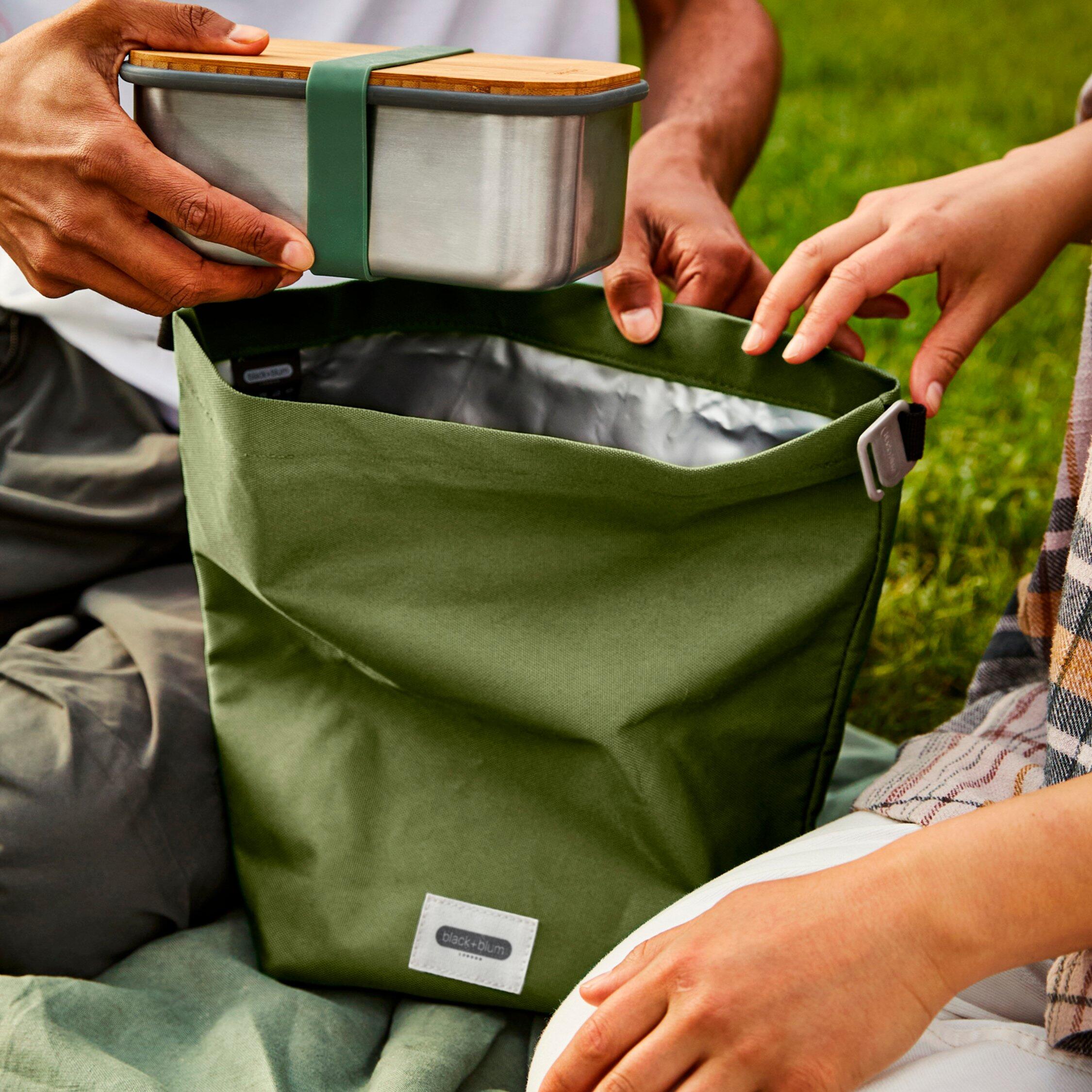 LUNCH BAG ISOTHERME- OLIVE-6,7L-ÉTANCHE-ECO-RESPONSIBLE 4/7