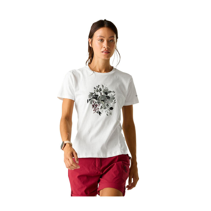 Tricou Drumeții În Natură Dare 2B Tranquility III Flori Femei