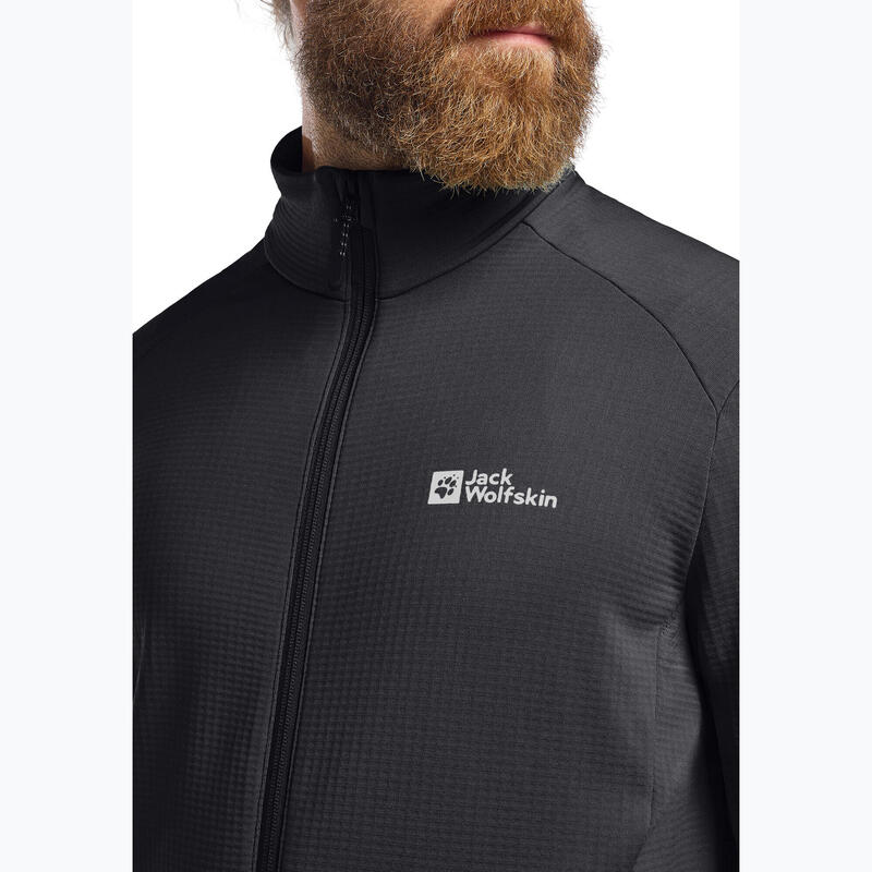 Hanorac polar pentru bărbați Jack Wolfskin Kolbenberg cu fermoar complet