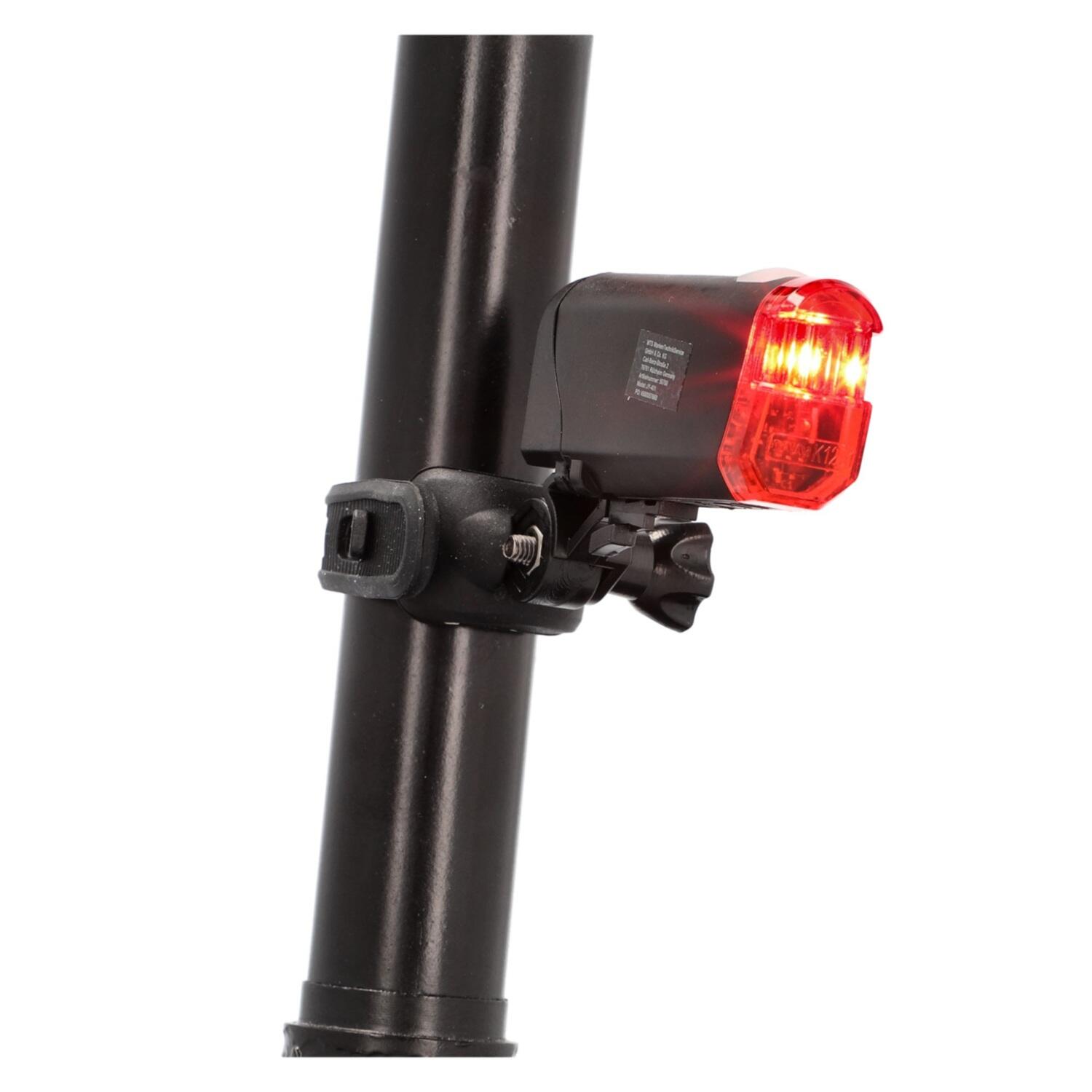 Lampki rowerowe Fischer LED przednia/tylna na baterię 2 szt. 3/7