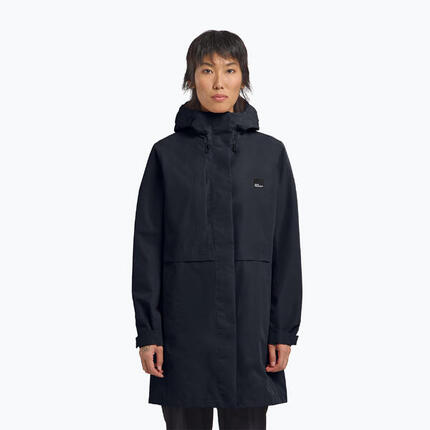 Damen-Regenmantel Jack Wolfskin Terraview 2L