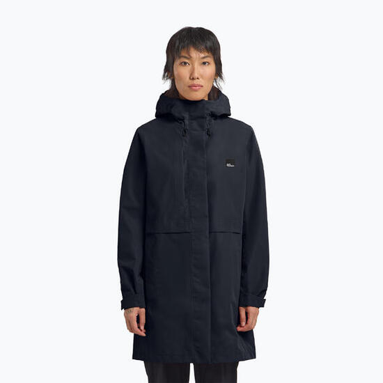 Damen-Regenmantel Jack Wolfskin Terraview 2L