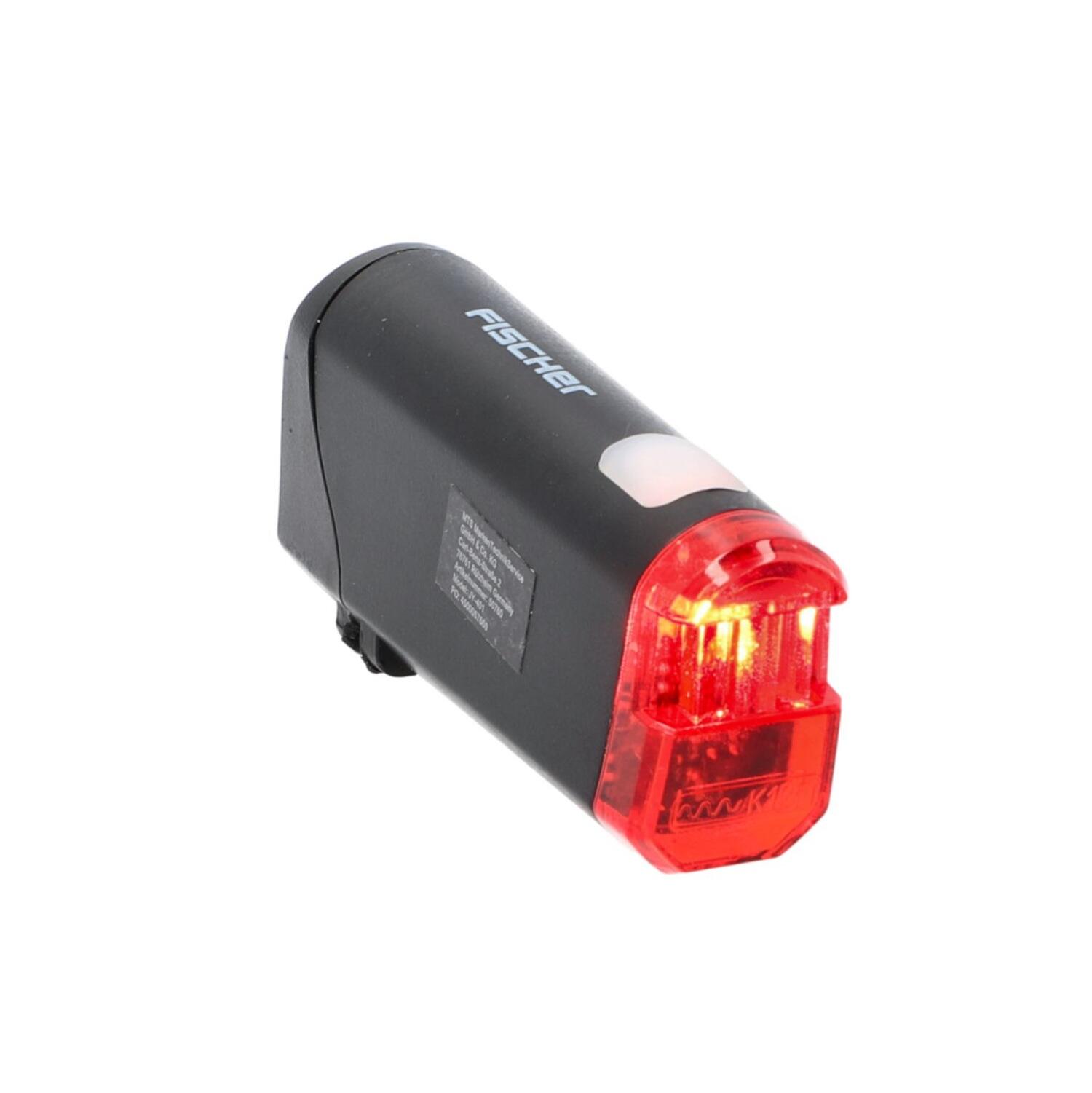 Lampki rowerowe Fischer LED przednia/tylna na baterię 2 szt. 7/7