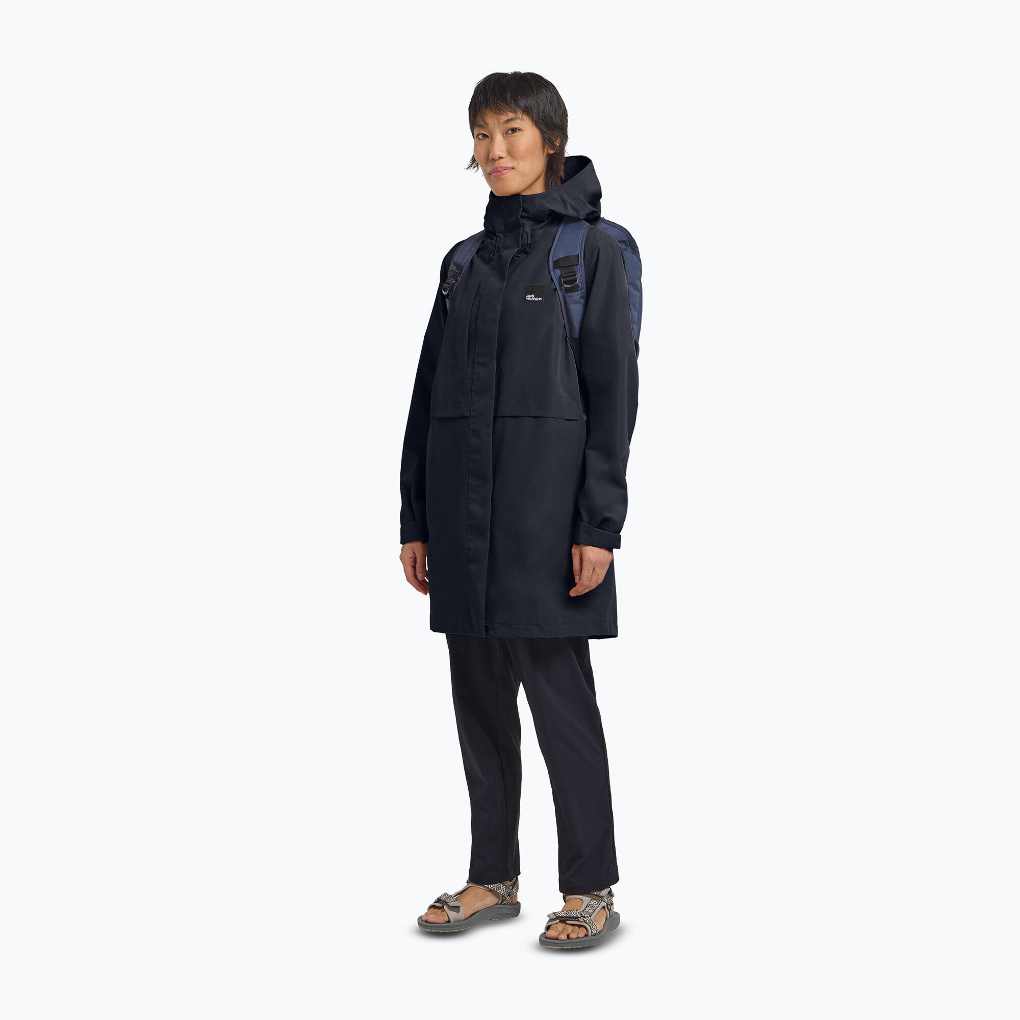 Dames regenjas Jack Wolfskin Terraview 2L 2/7