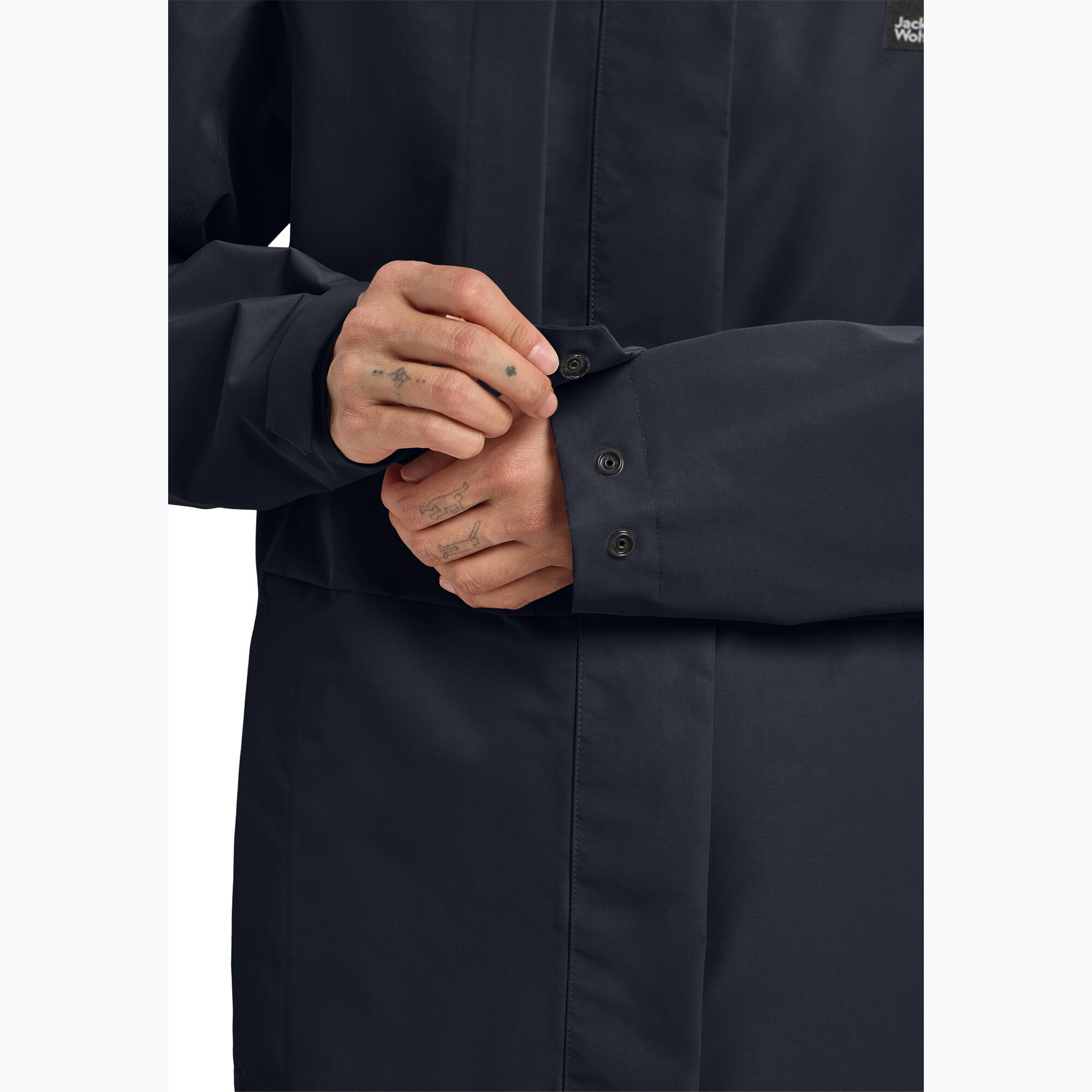 Dames regenjas Jack Wolfskin Terraview 2L 5/7