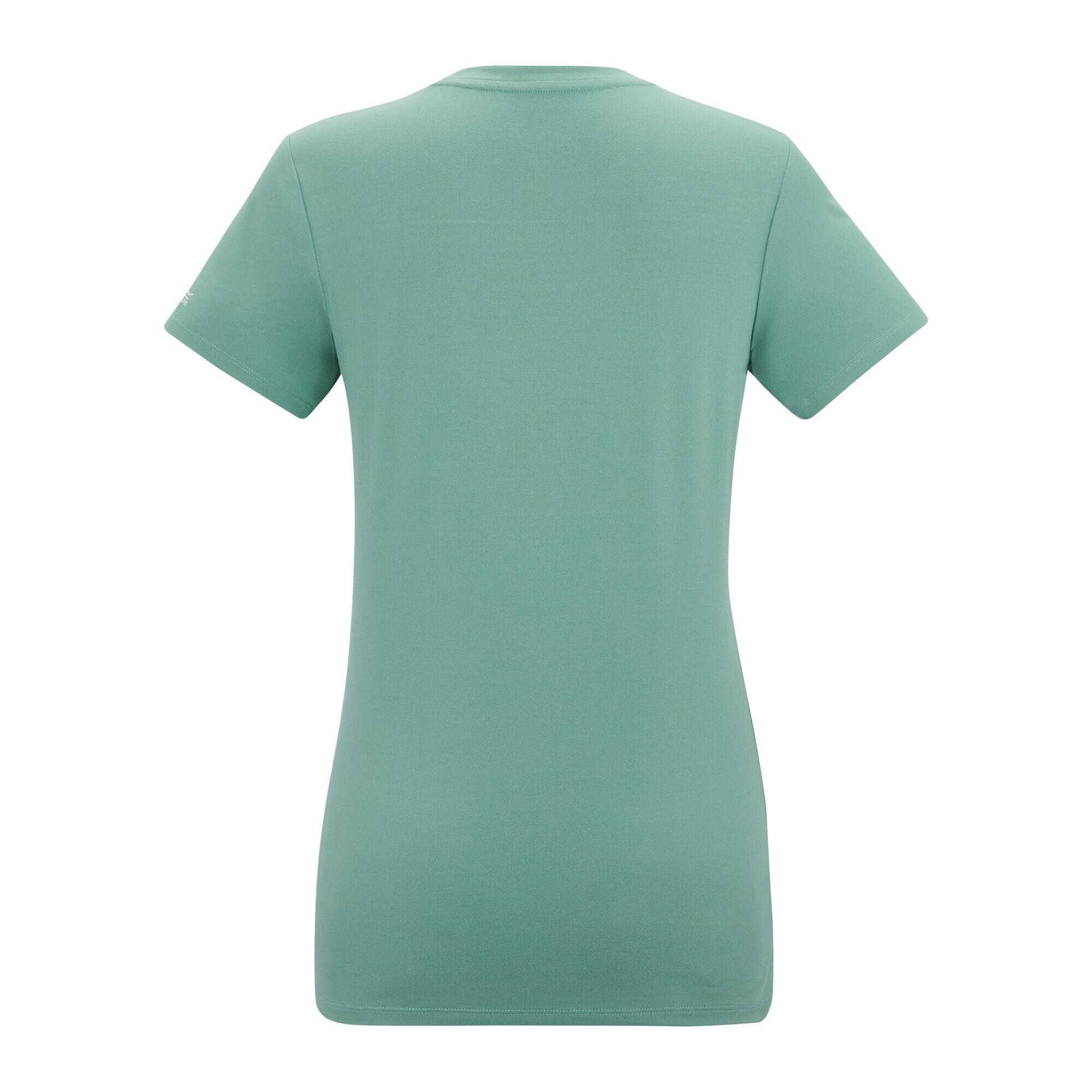 Tshirt Motif/style Fleurs FINGAL Femme (Pastel Turquoise) 2/4
