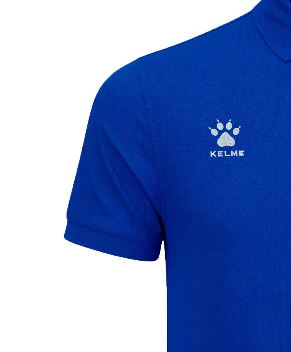 Kelme Polo Manga Corta Street Azul Unisex 2/3