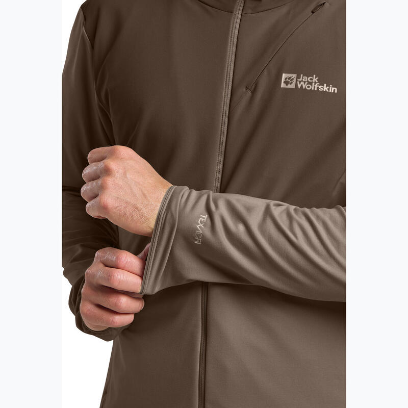 Hanorac de drumeție pentru bărbați Jack Wolfskin Prelight Trail Hoody