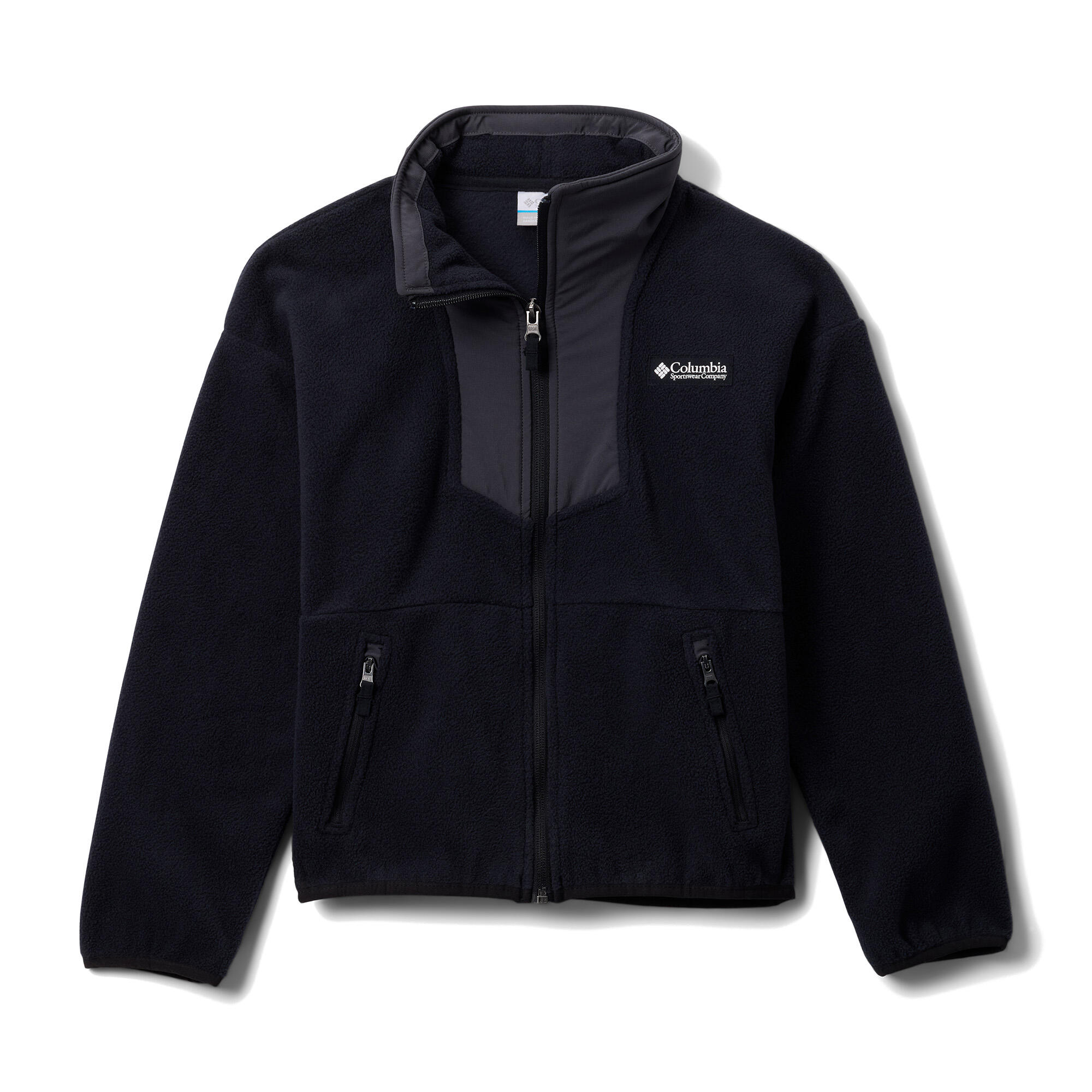 Casaco polar infantil Columbia Sequoia Grove com zíper completo 3/3