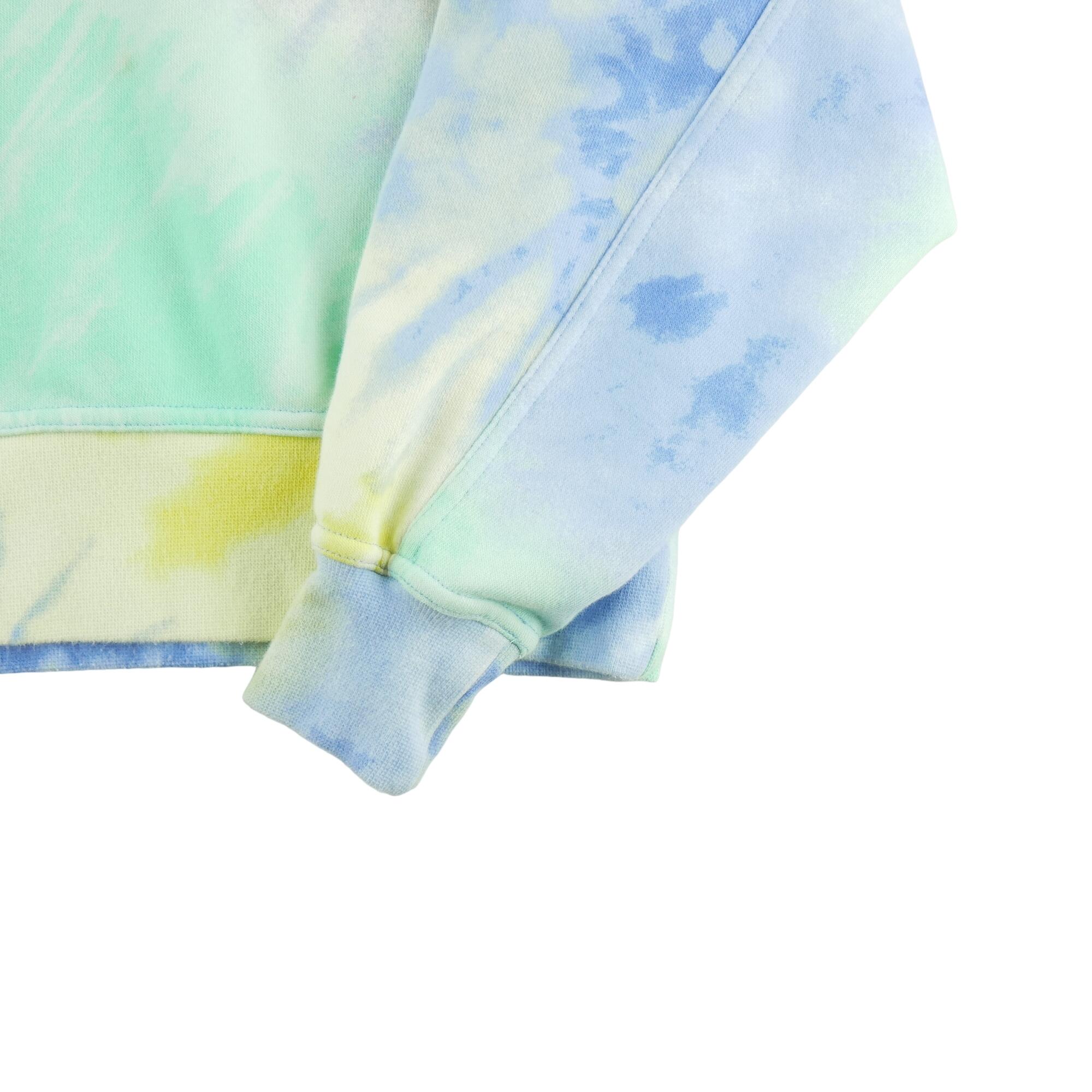 Seconda Mano - Felpa donna tie-dye gialla - Stato buono 4/7
