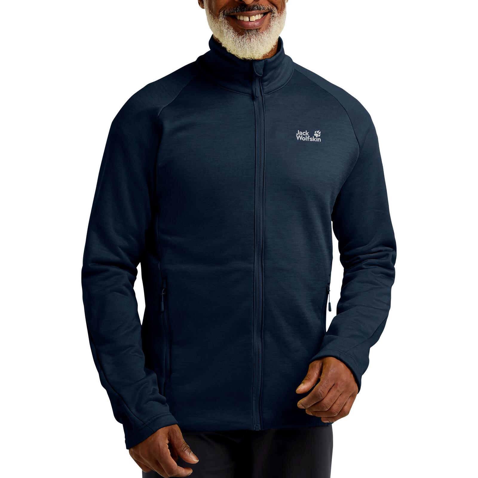 Fleecejacke wärmend atmungsaktiv schnelltrocknend Herren - Peak District Fz M 5/7
