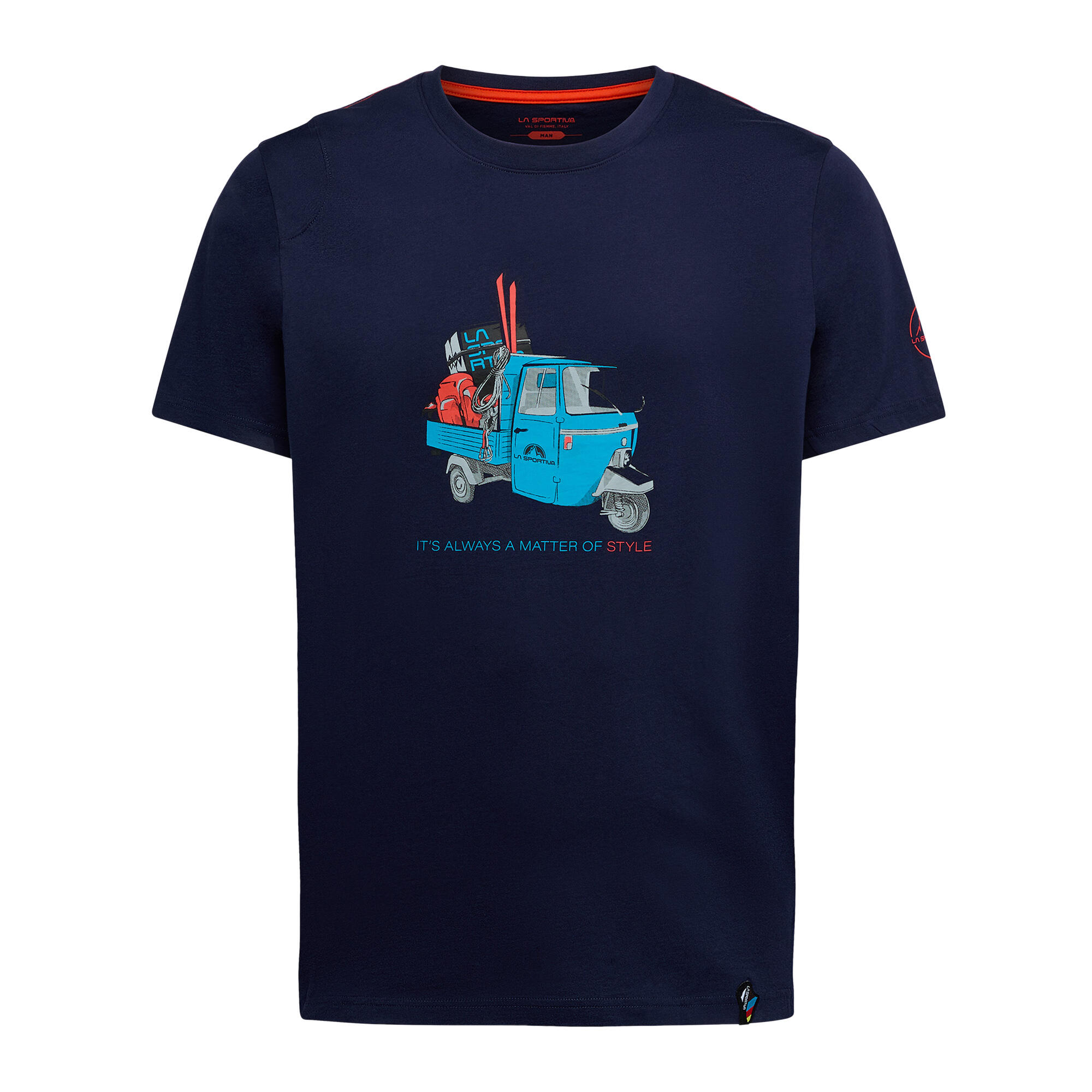 La Sportiva Camiseta Ape F02643643 azul marino. 3/3