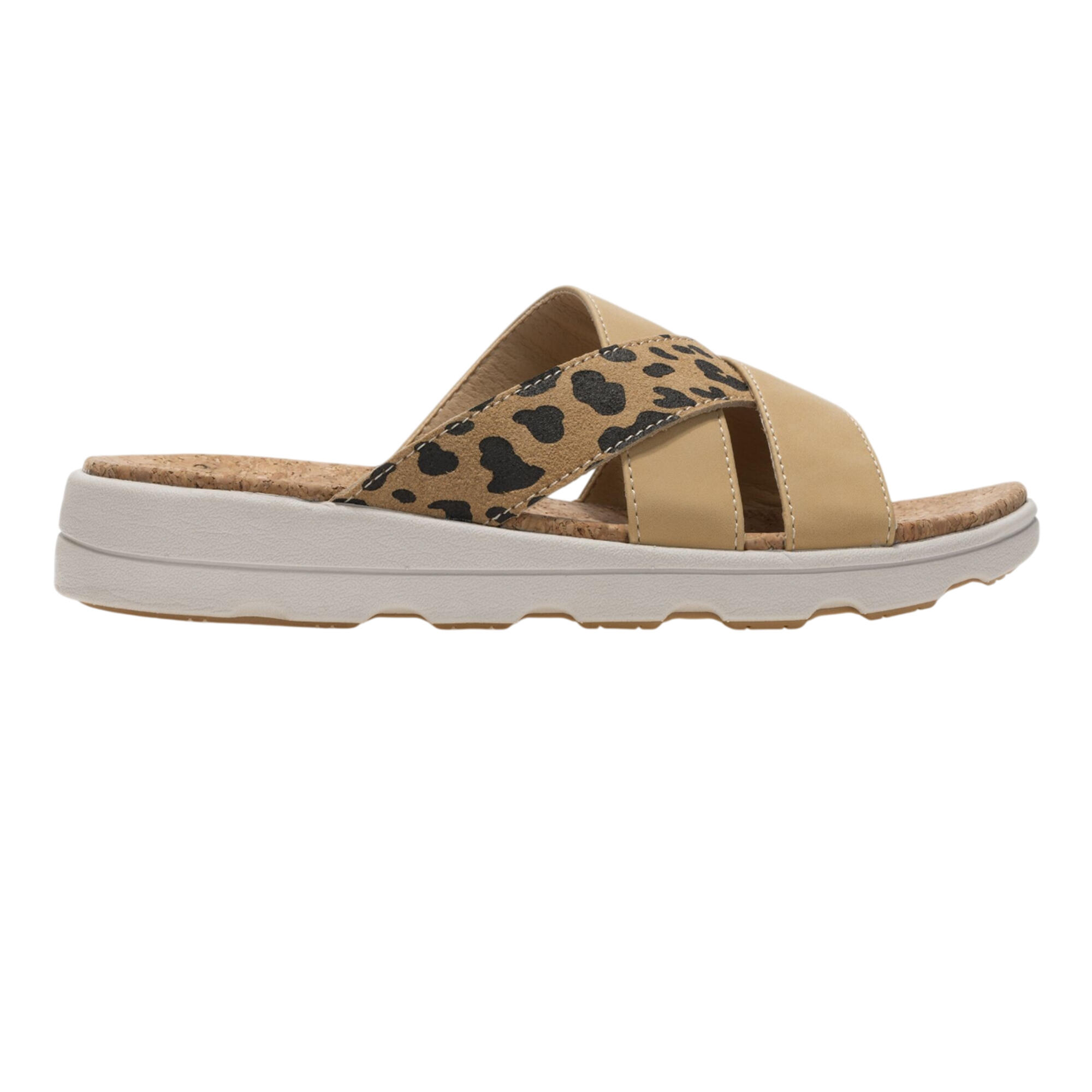"Cassie" Leopardenmuster Sandalen für Damen Hellbraun 3/5