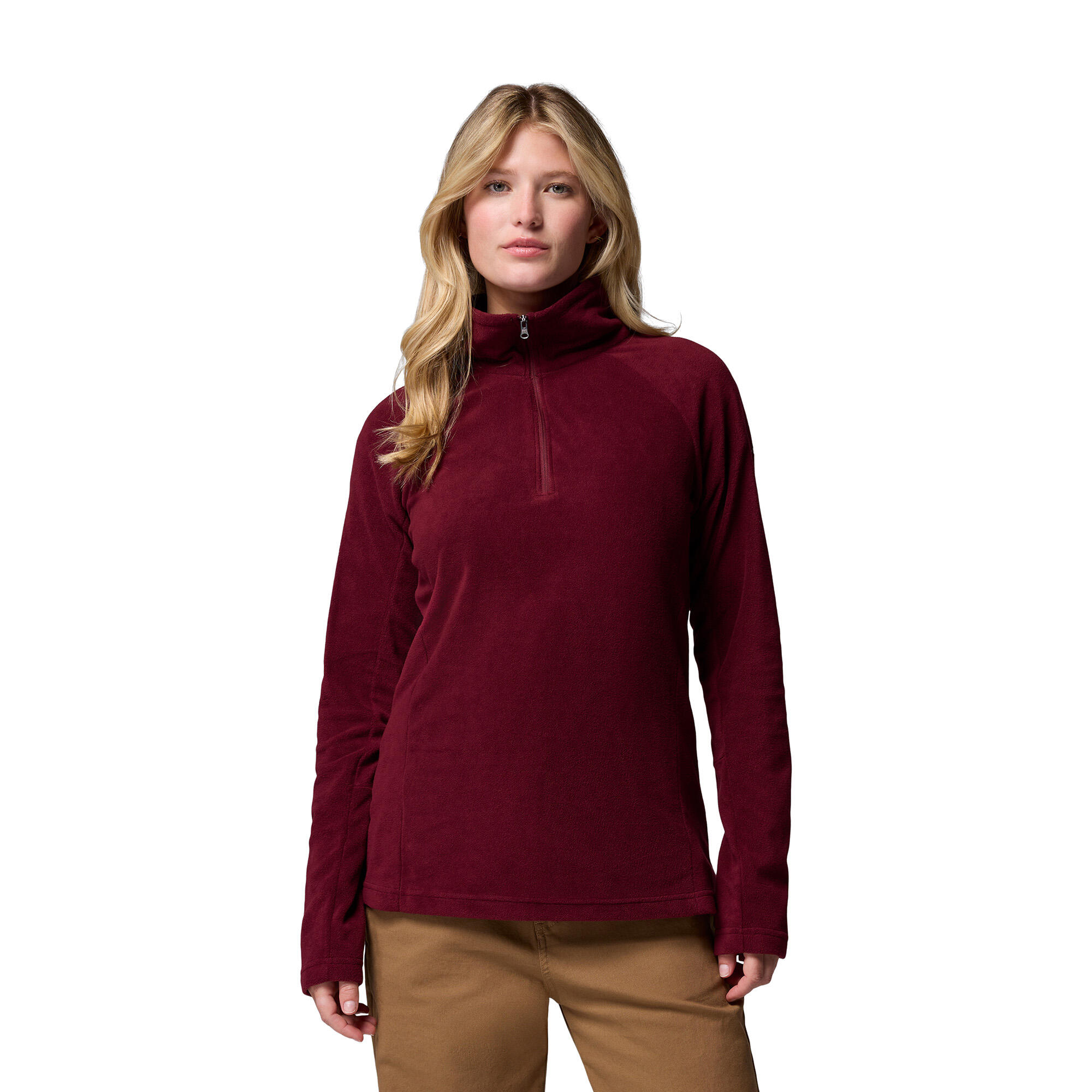 Sudadera polar para mujer Columbia Glacial IV con cremallera 1/2 6/6