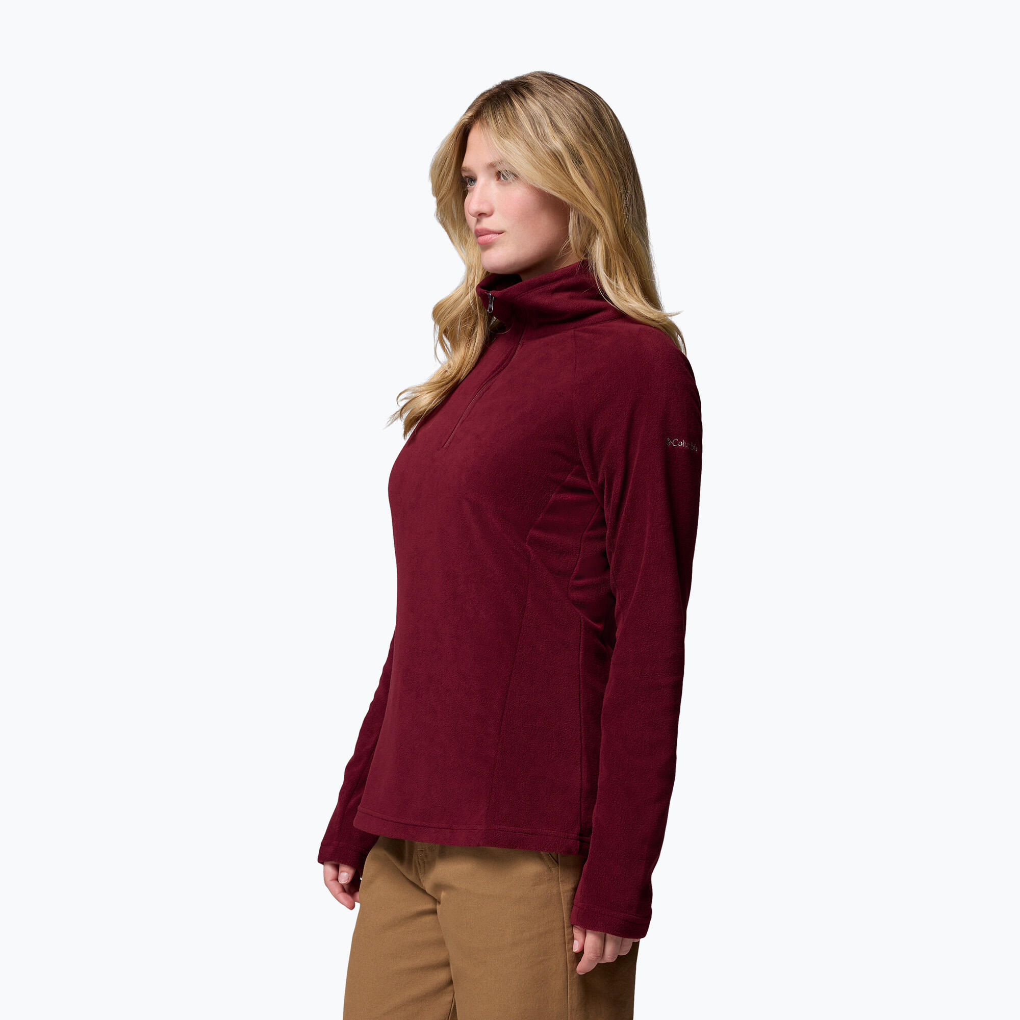 Sudadera polar para mujer Columbia Glacial IV con cremallera 1/2 4/6