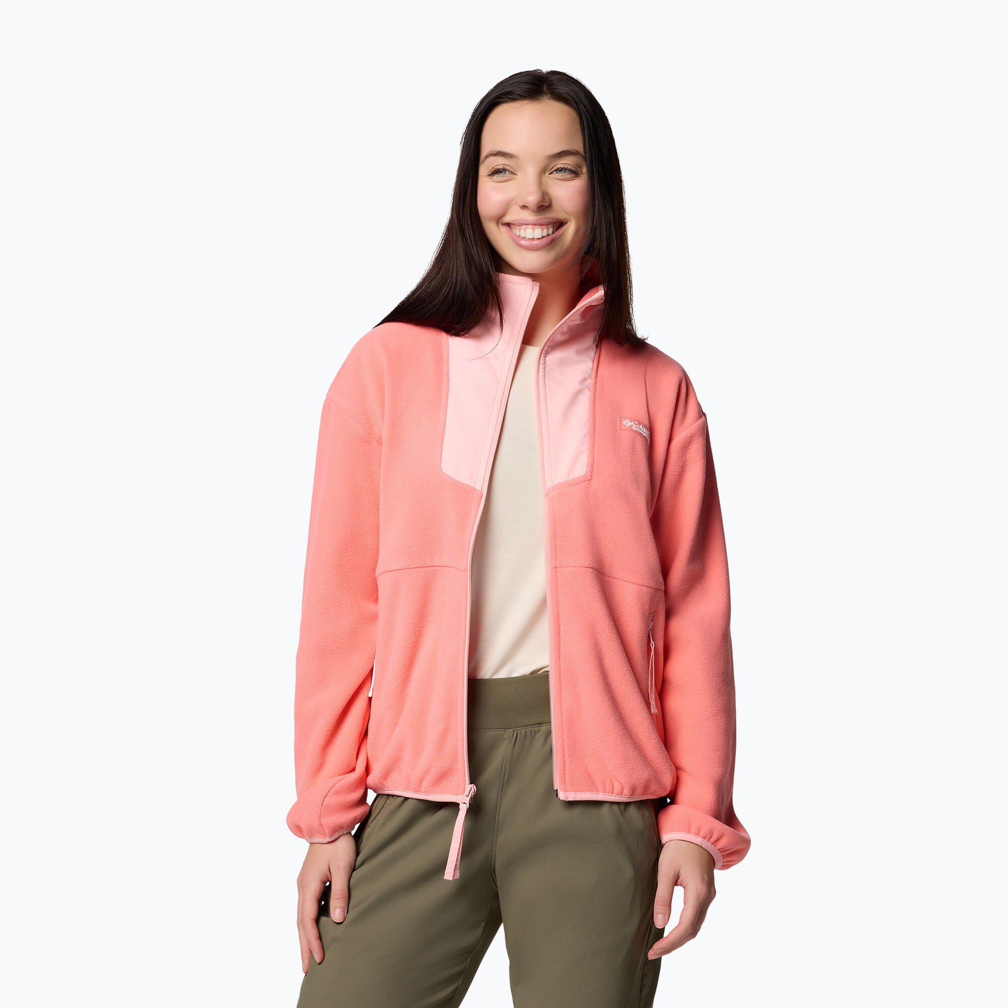 Casaco feminino Columbia Sequoia Grove com zíper completo 5/7
