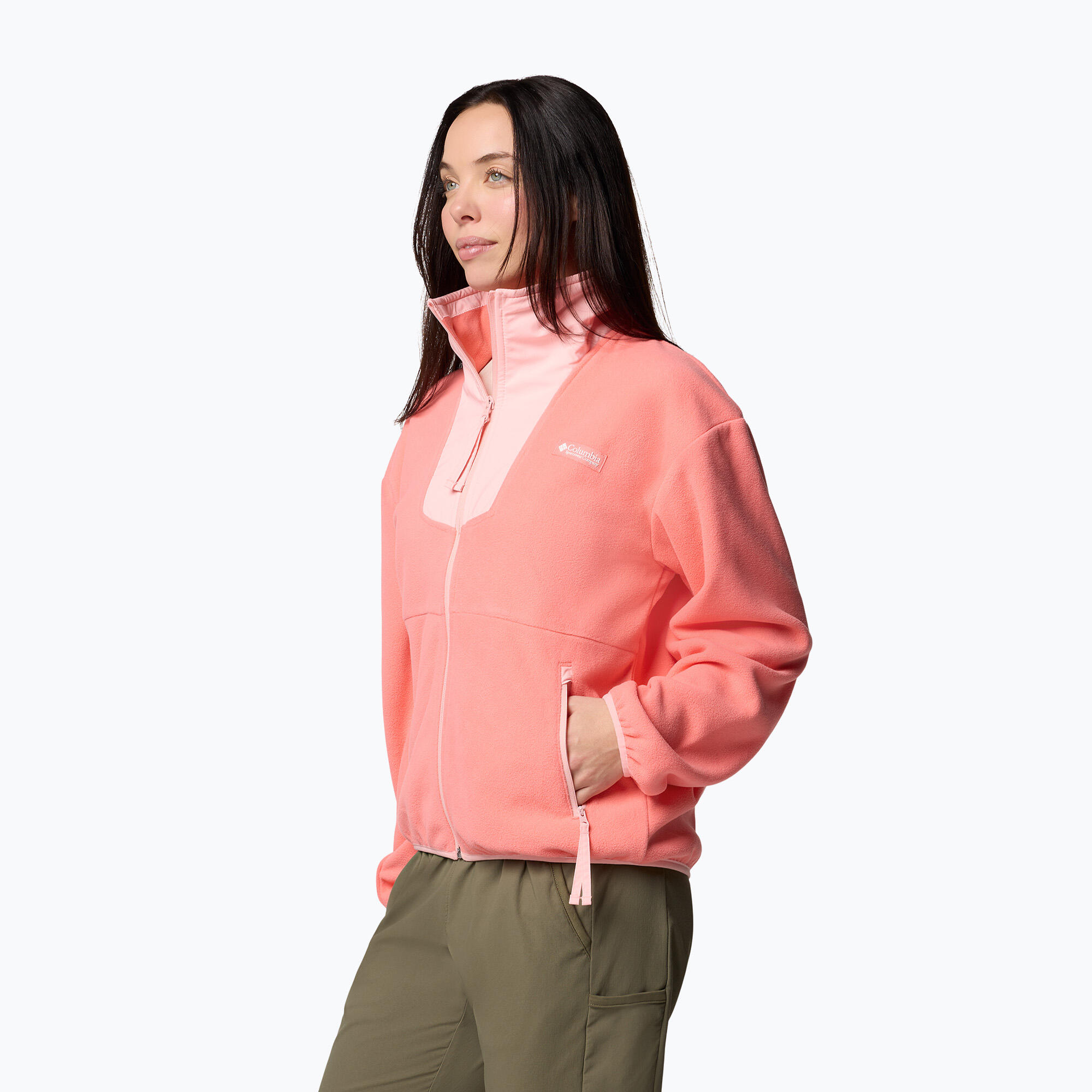 Casaco feminino Columbia Sequoia Grove com zíper completo 4/7
