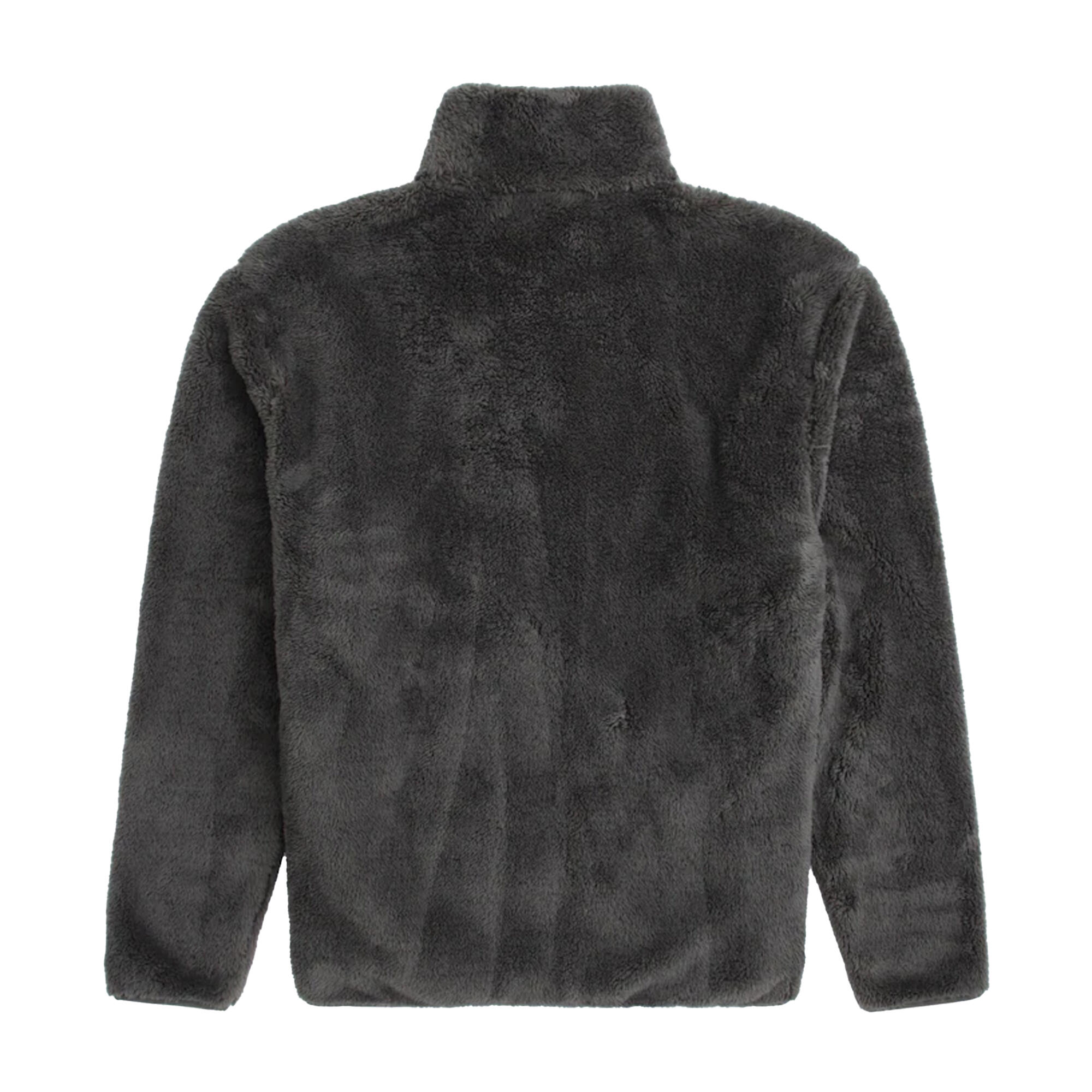 Mens Teddy Fleece Half Zip Jacket (Khaki) 2/3