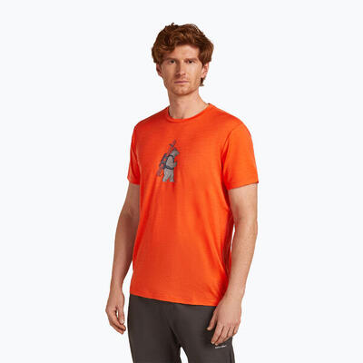 Heren t-shirt icebreaker merino 150 tech lite bear tour