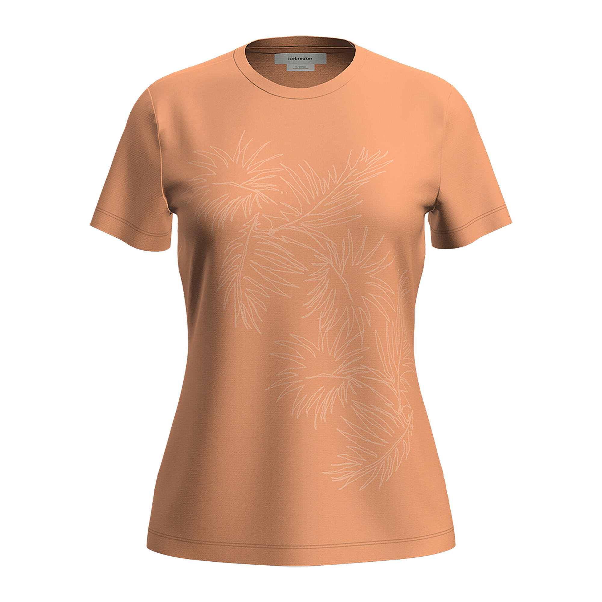 Maglietta da trekking donna icebreaker Merino 150 Tech Lite Winter Floral 3/3