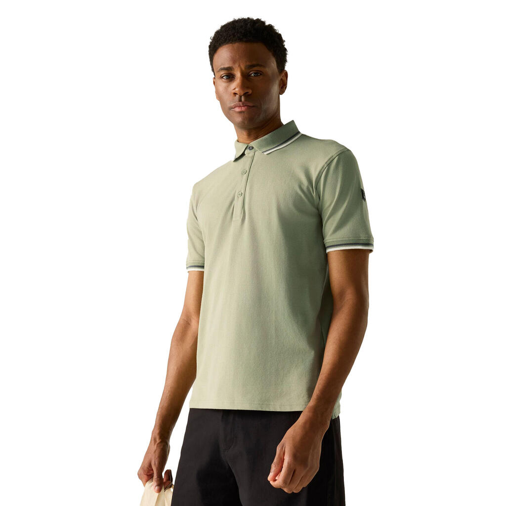 Mens Adryan Polo Shirt (Light Sage)