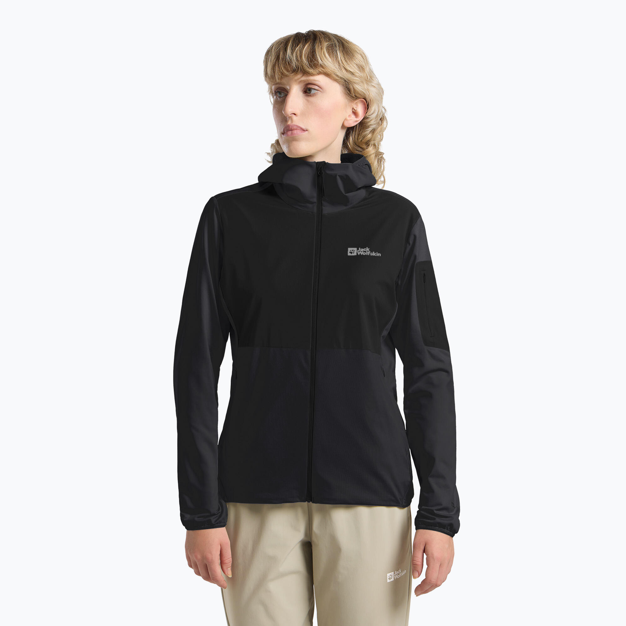 Veste polaire femme Jack Wolfskin Prelight Trail Hoody 1/7
