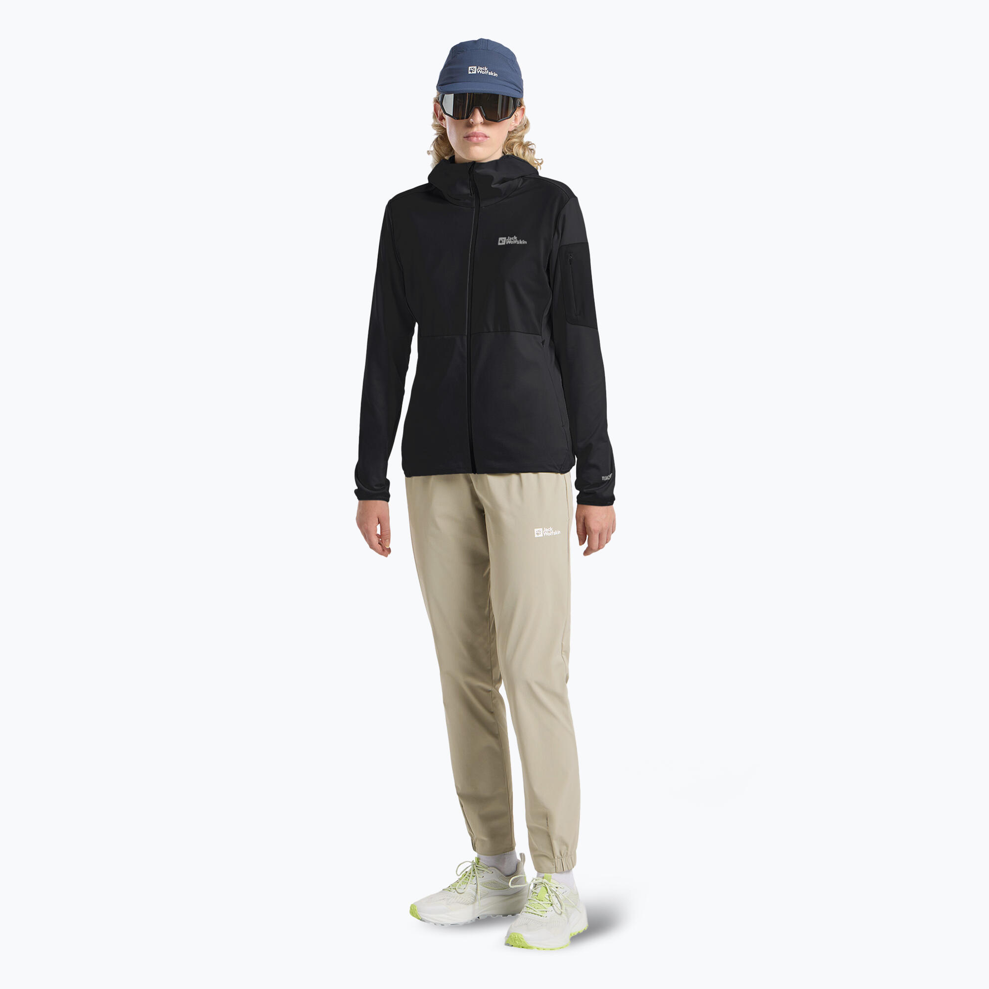 Veste polaire femme Jack Wolfskin Prelight Trail Hoody 2/7