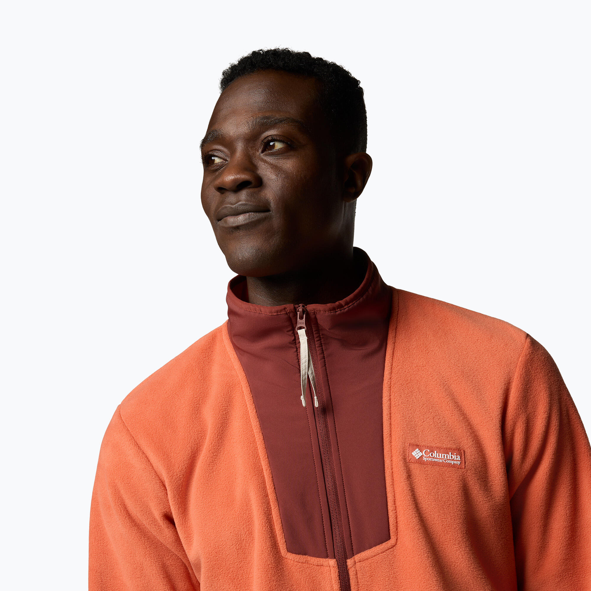 Sweat-shirt homme Columbia Sequoia Grove FZ Fleece Tuscan Spice 5/7
