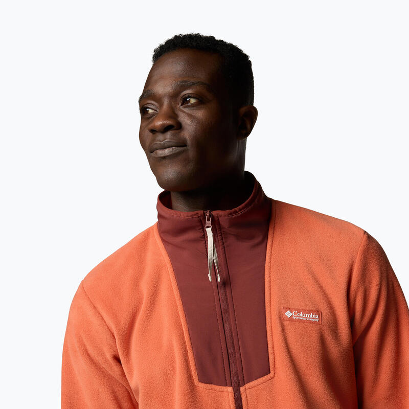 Hanorac bărbați Columbia Sequoia Grove FZ Fleece Tuscan Spice