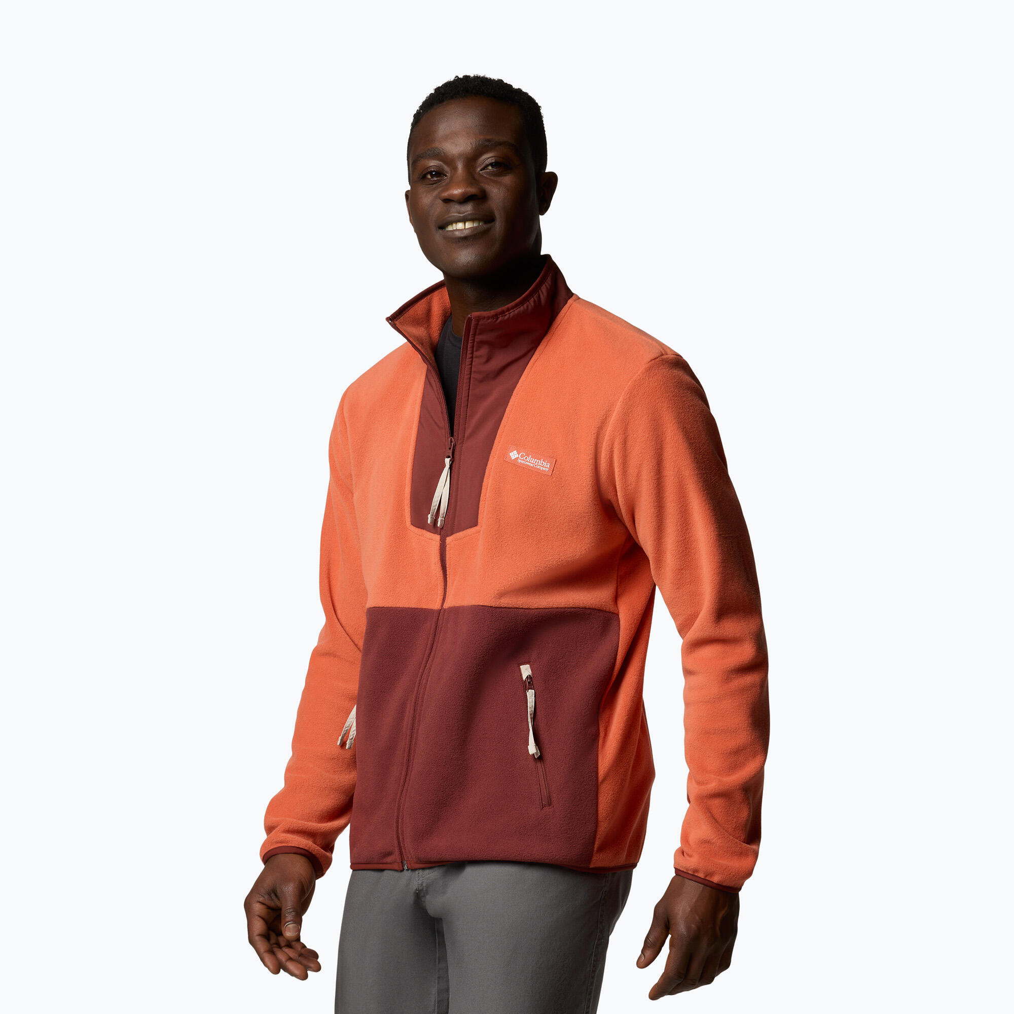 Sweat-shirt homme Columbia Sequoia Grove FZ Fleece Tuscan Spice 4/7