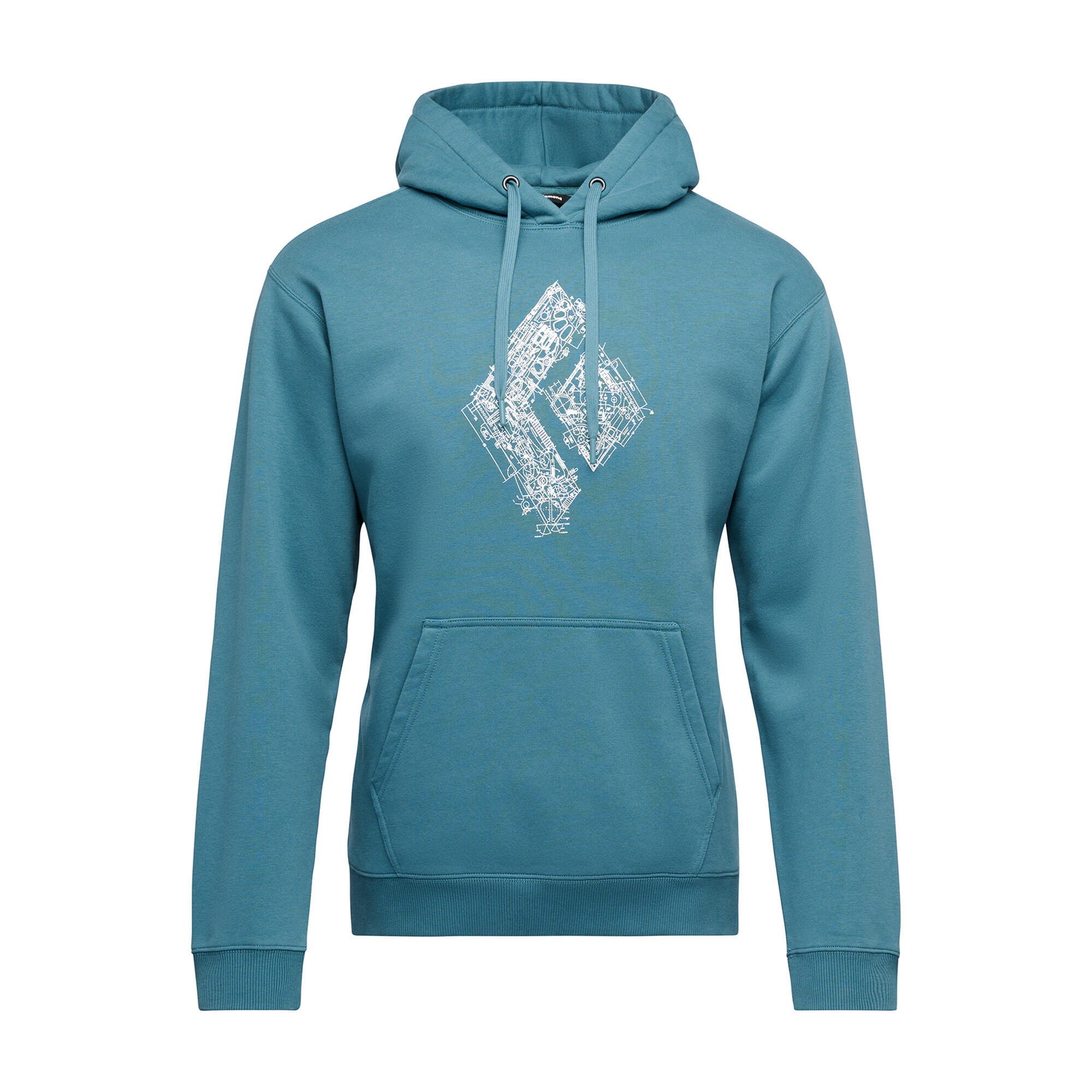 Felpa da uomo Black Diamond Engineered Diamond Po Hoody 7/7