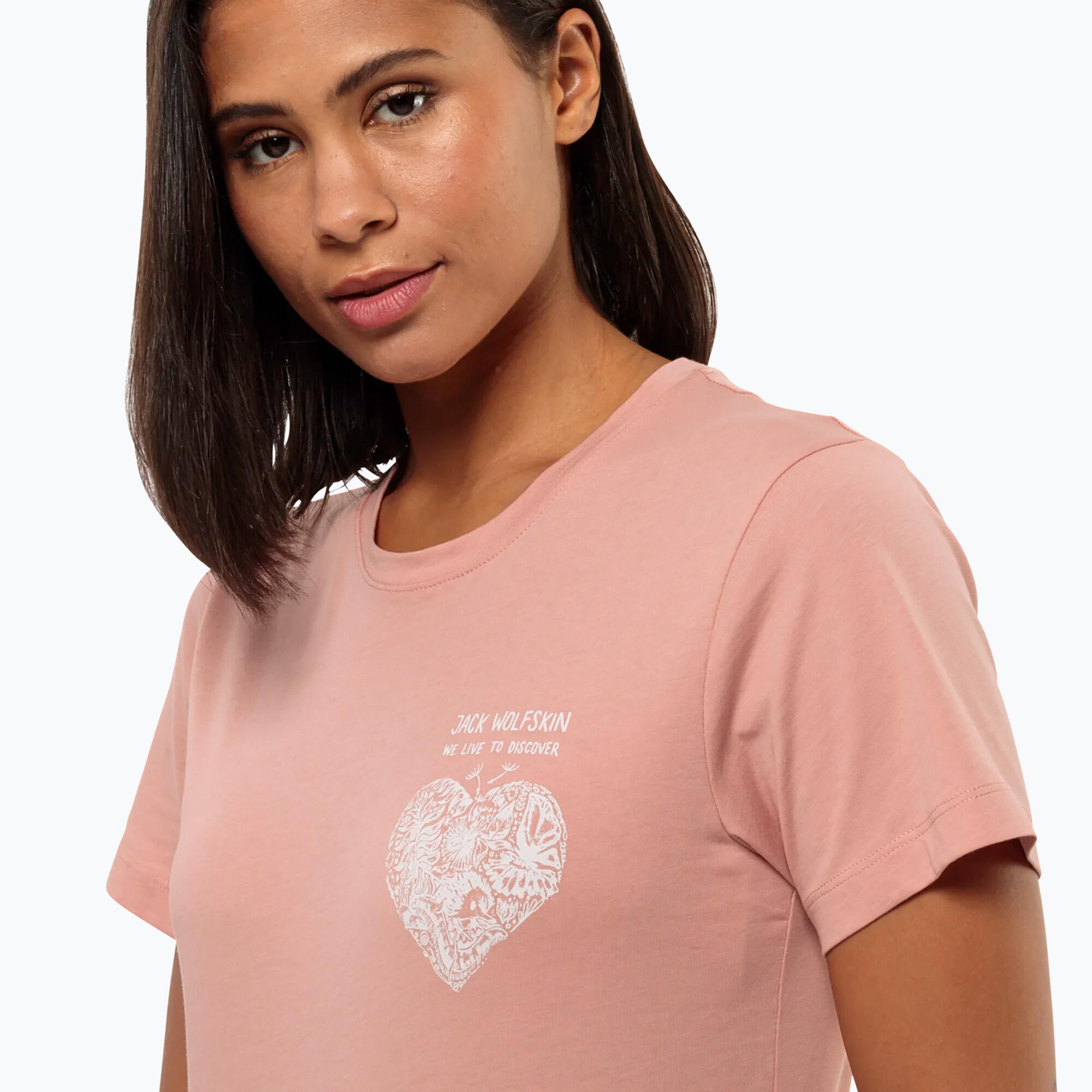 T-shirt femme Jack Wolfskin Discover Heart 3/5