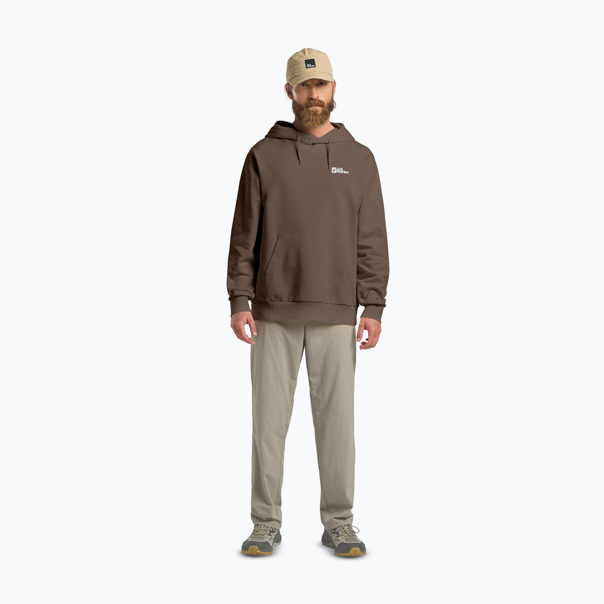 Felpa da uomo Jack Wolfskin Essential Hoodie 2/7