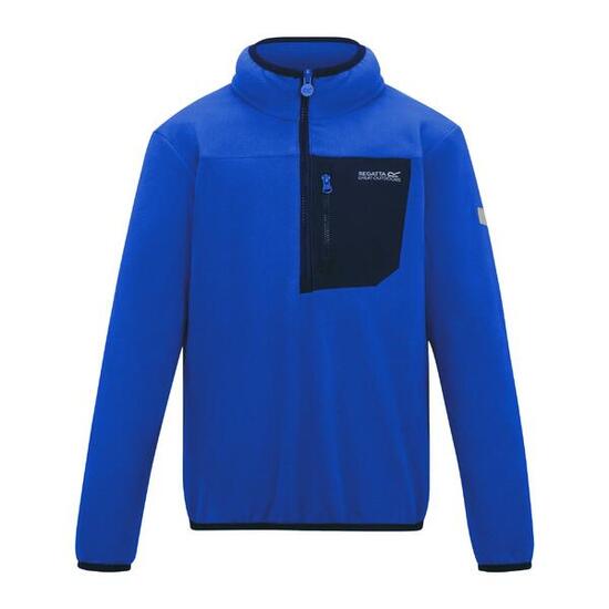Felpa In Pile Mezza Cerniera Bambini Regatta Frankie Olympian Blue