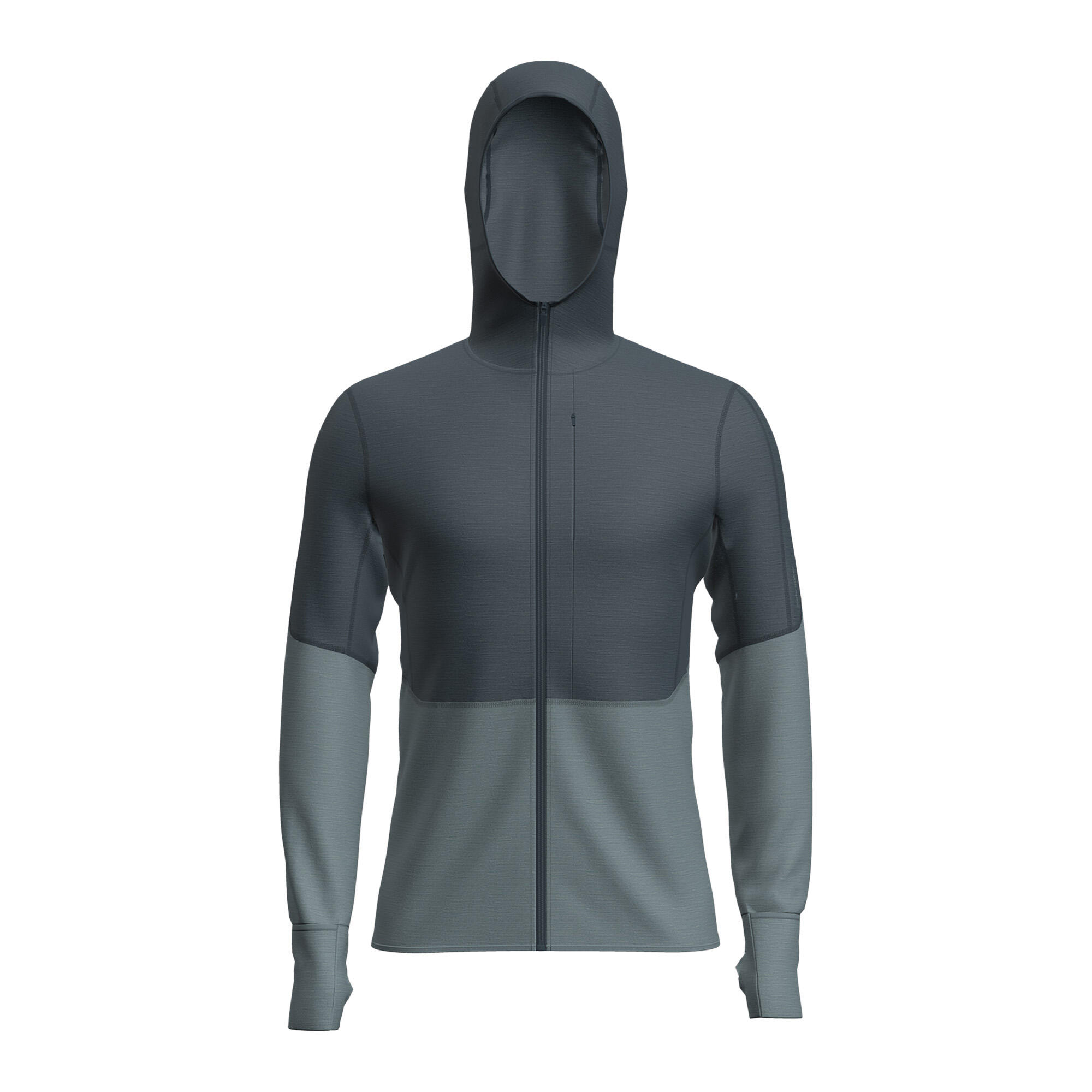 Herren-Trekking-Sweatshirt Icebreaker Merino 200 RealFleece Descender Zip Hoodie 2/2