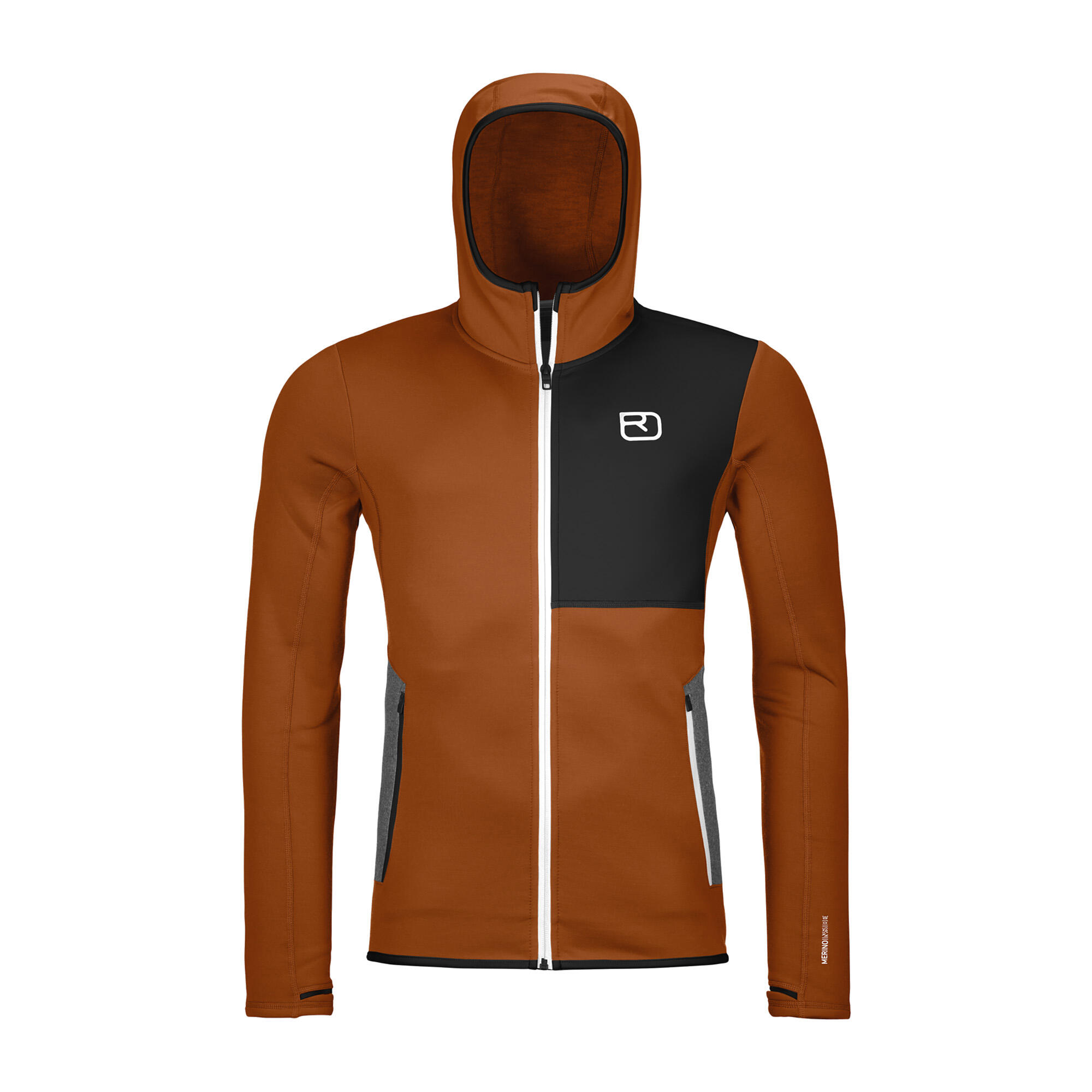 Sweat-shirt homme ORTOVOX Fleece Hoody 2/2