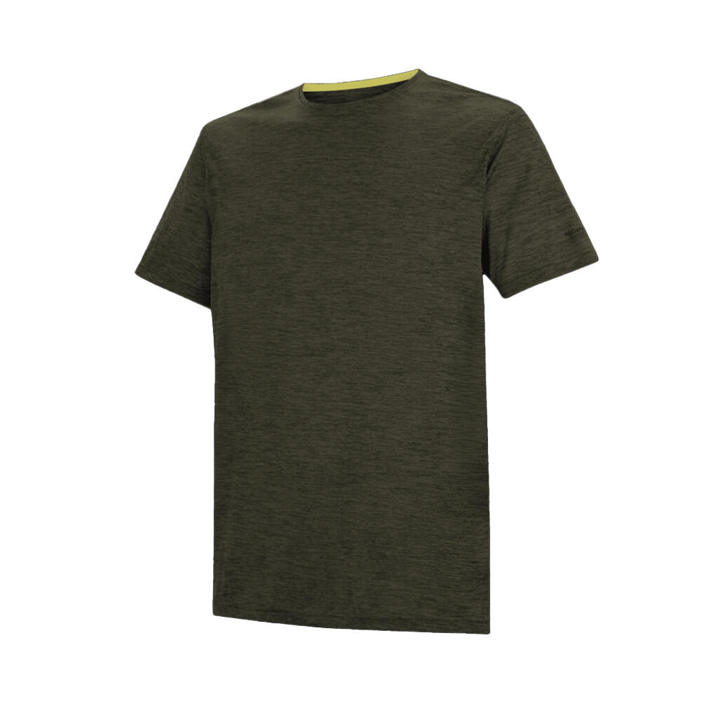 Tshirt Motif/style Chiné FINGAL EDITION Homme (Kaki Foncé) 3/4
