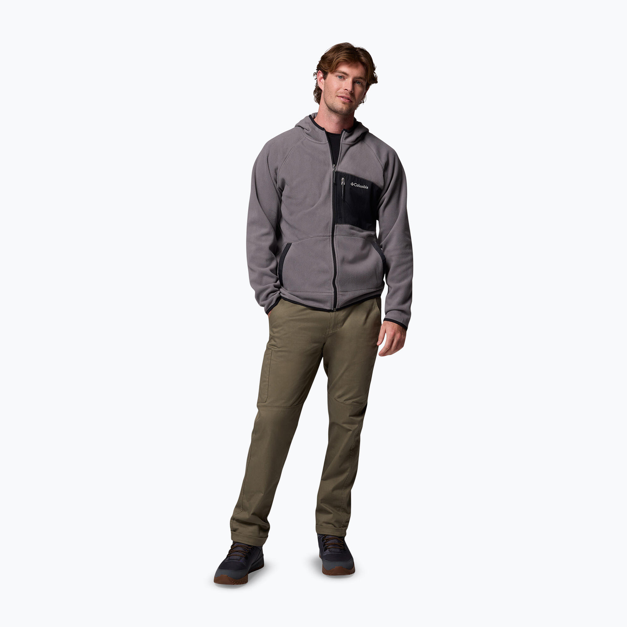Veste polaire homme Columbia Fast Trek Overlay à capuche 2/7