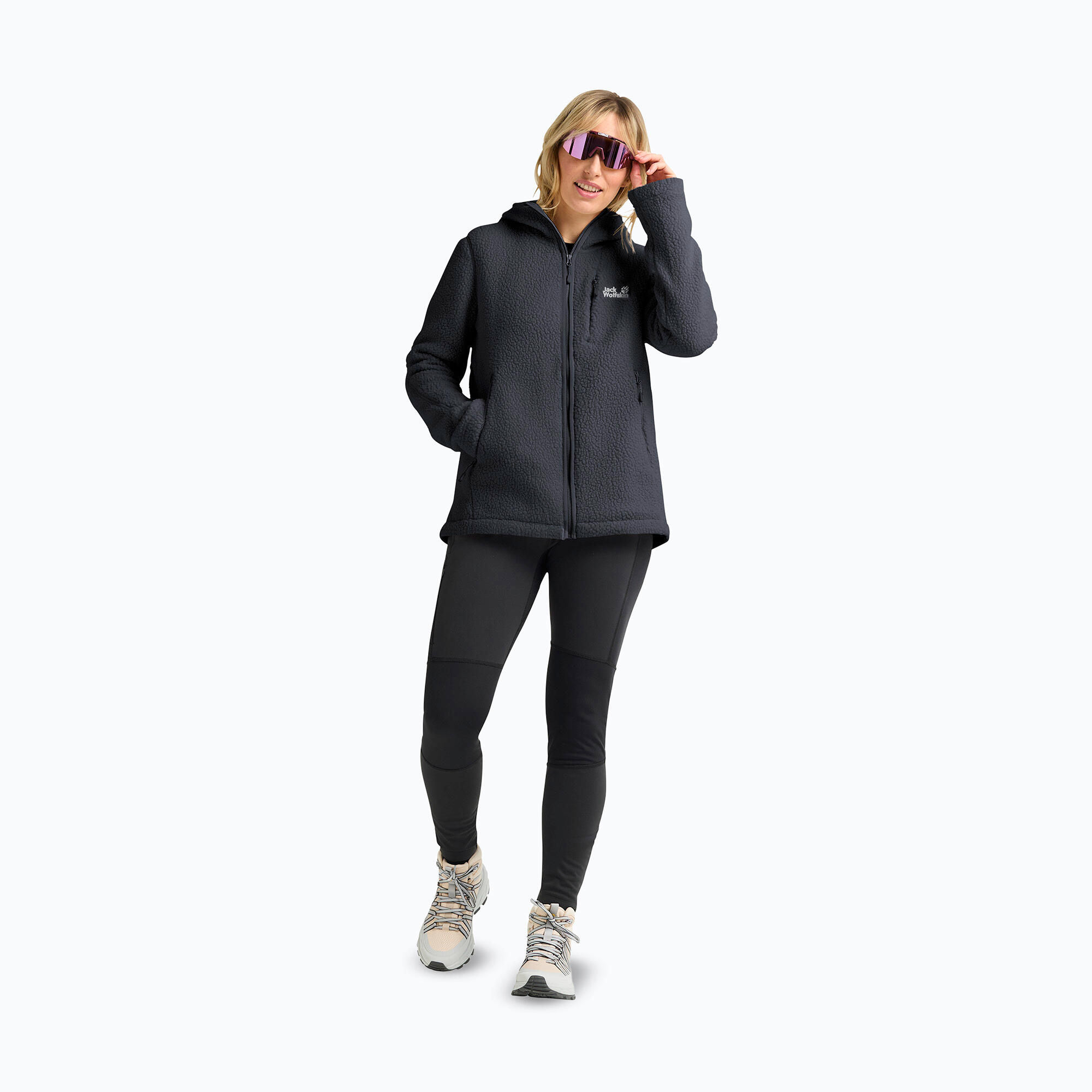 Veste polaire femme Jack Wolfskin Cradle Mountain Pile Full Zip 2/7