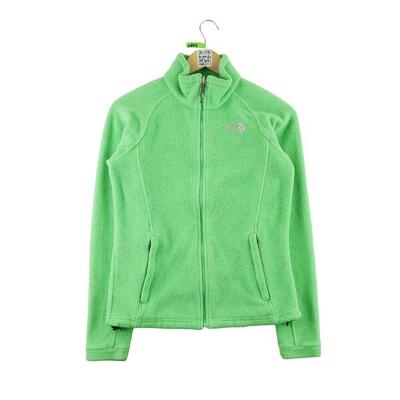 Tweedehands - dames tnf groene fleece jas - zeer goede staat