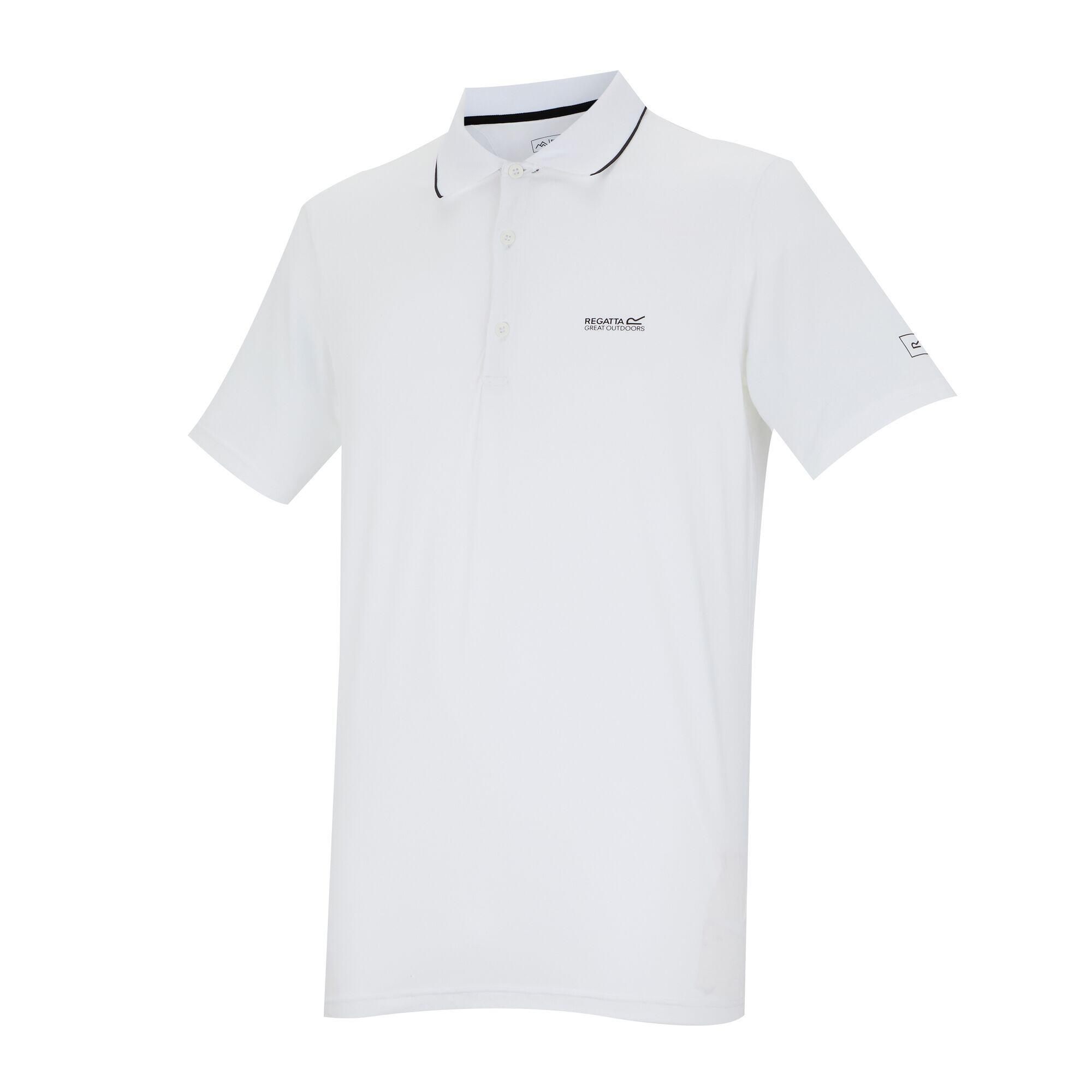 Maglietta Polo Elasticizzato Uomo Regatta Maverik Bianco 3/5